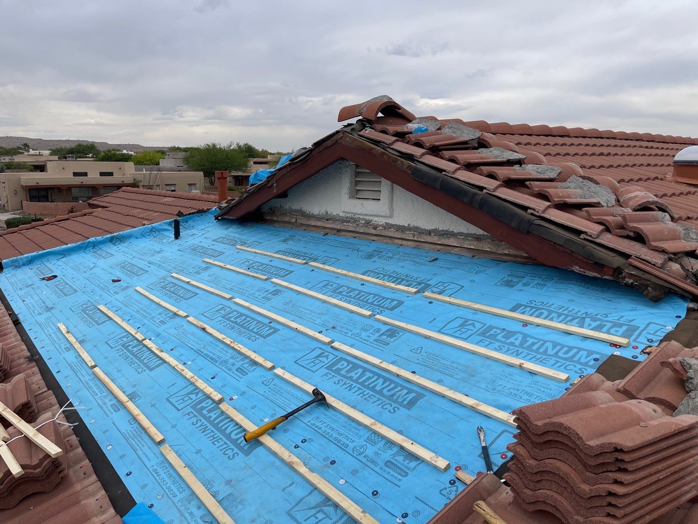 Terracotta Concrete Tile by Reimagine Roofing