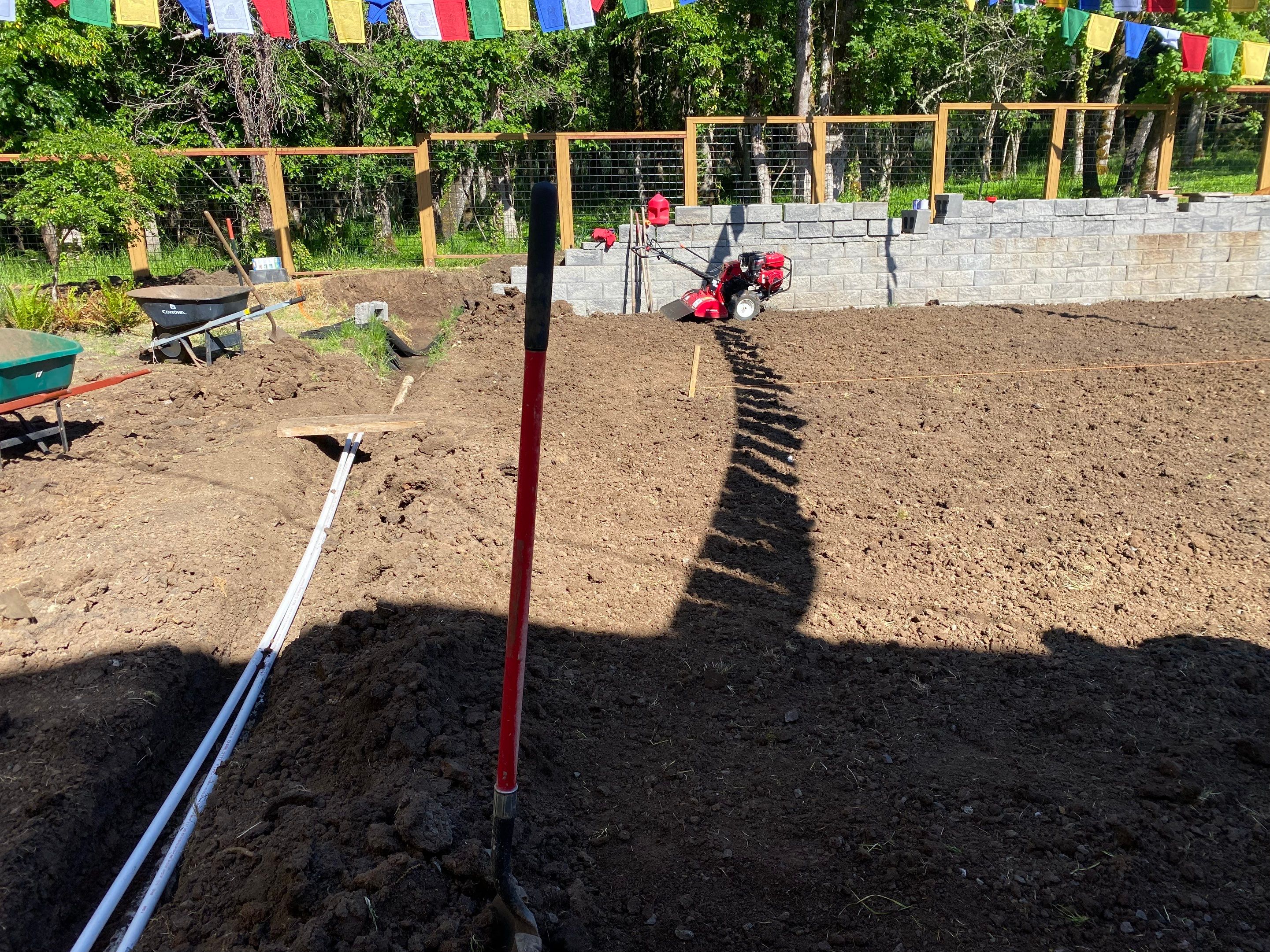 3975 - CMU & Grass Installation by MV General Construction, LLC