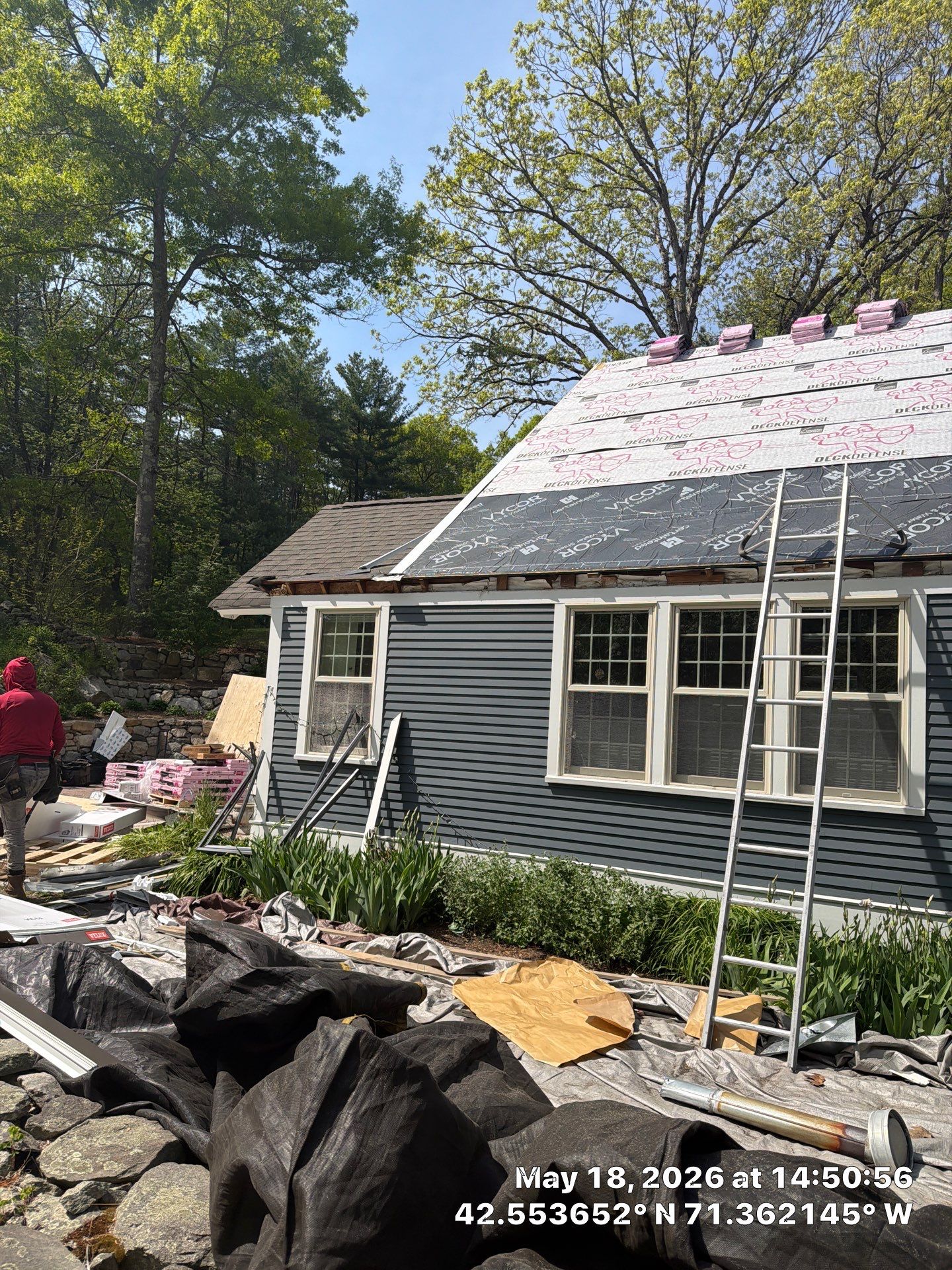 Roof Replacement + Metal Valleys + Snow Belt + Skylights — Carlisle, MA by Mighty Dog Roofing of Greater Middlesex County