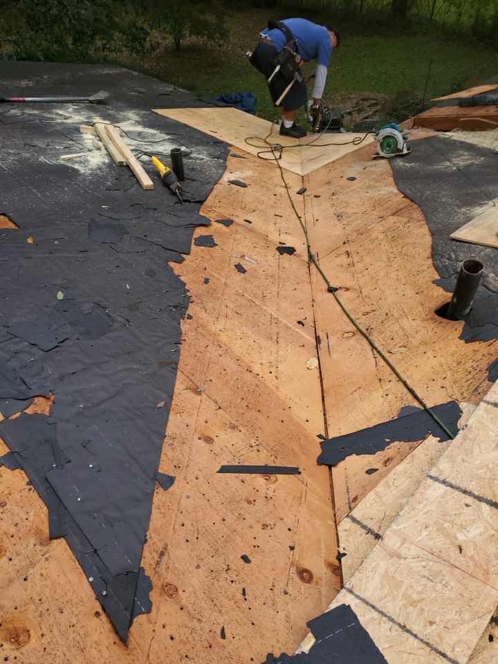 Residential Roofing Installation using Roof Replacement by American Roofing & Construction LLC