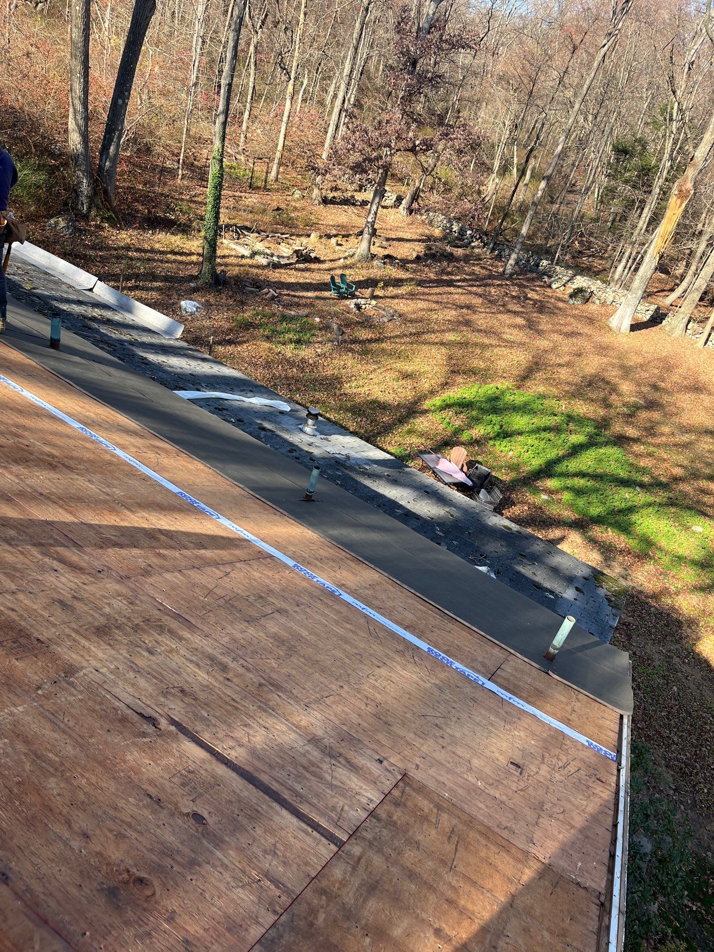 Residential Roofing Installation using Owens Corning TruDefinition Duration AR - Williamsburg Gray by A Plus Exterior