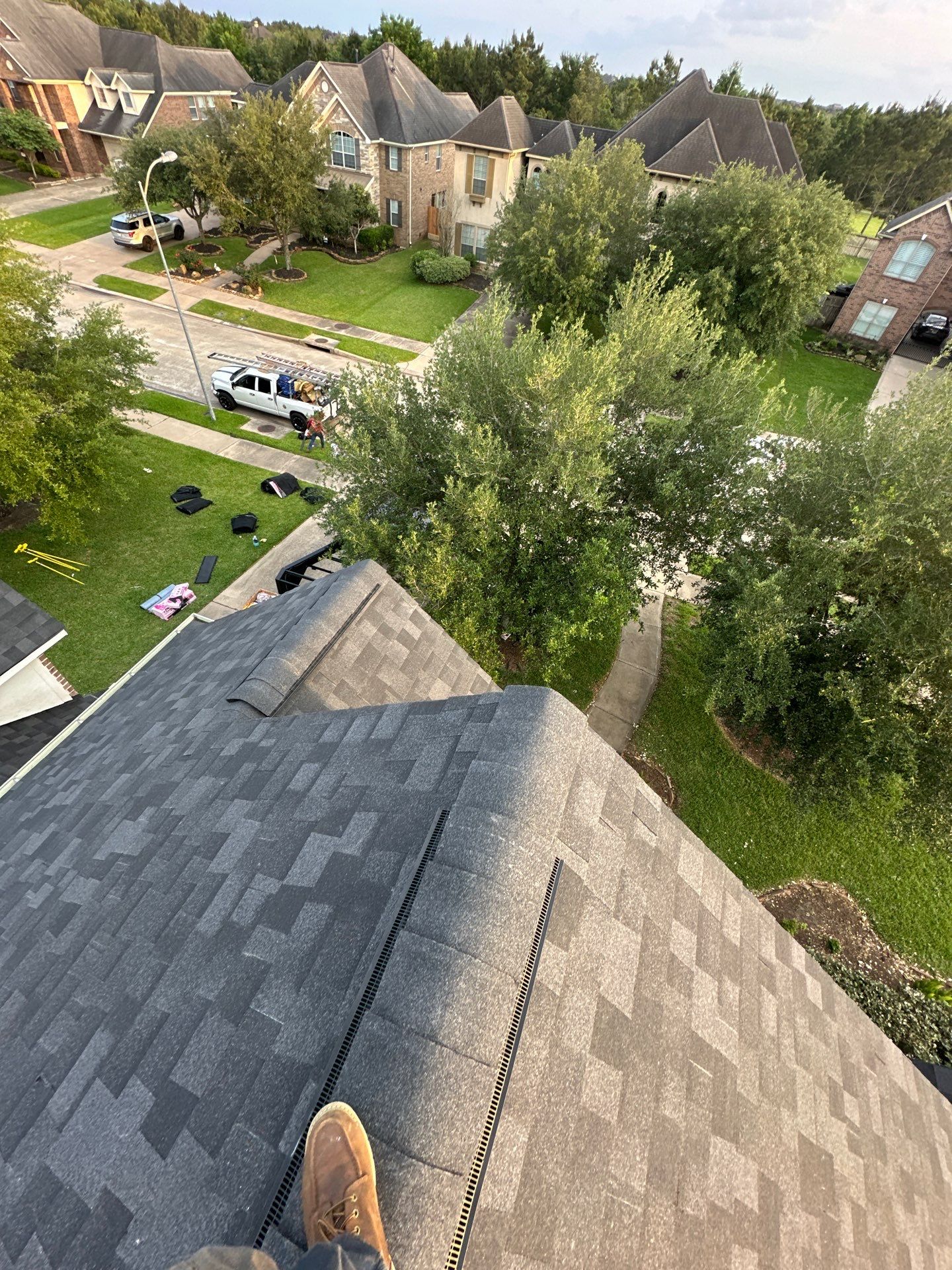 Residential Roofing Installation using Owens Corning Duration  by Motion Roofing