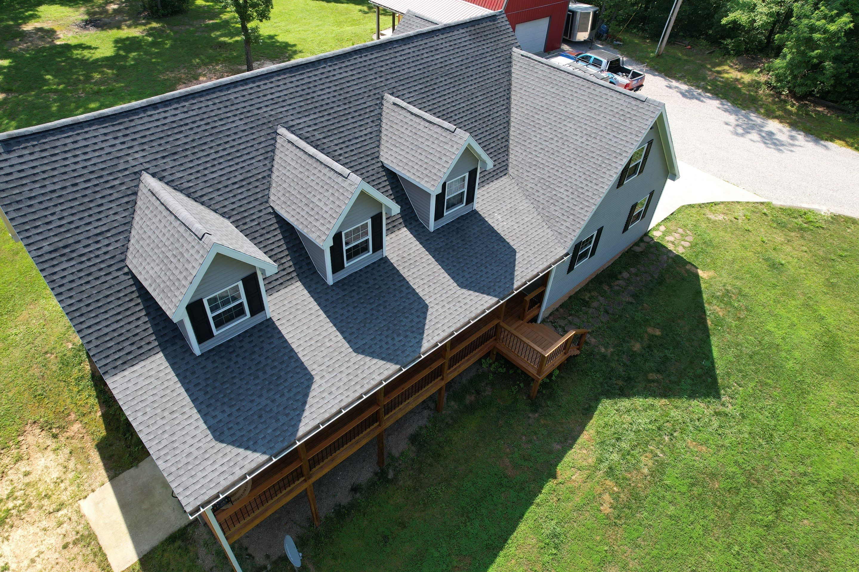 Residential Roofing Installation using GAF Timberline HDZ Pewter Gray by Rainstoppers Roofing