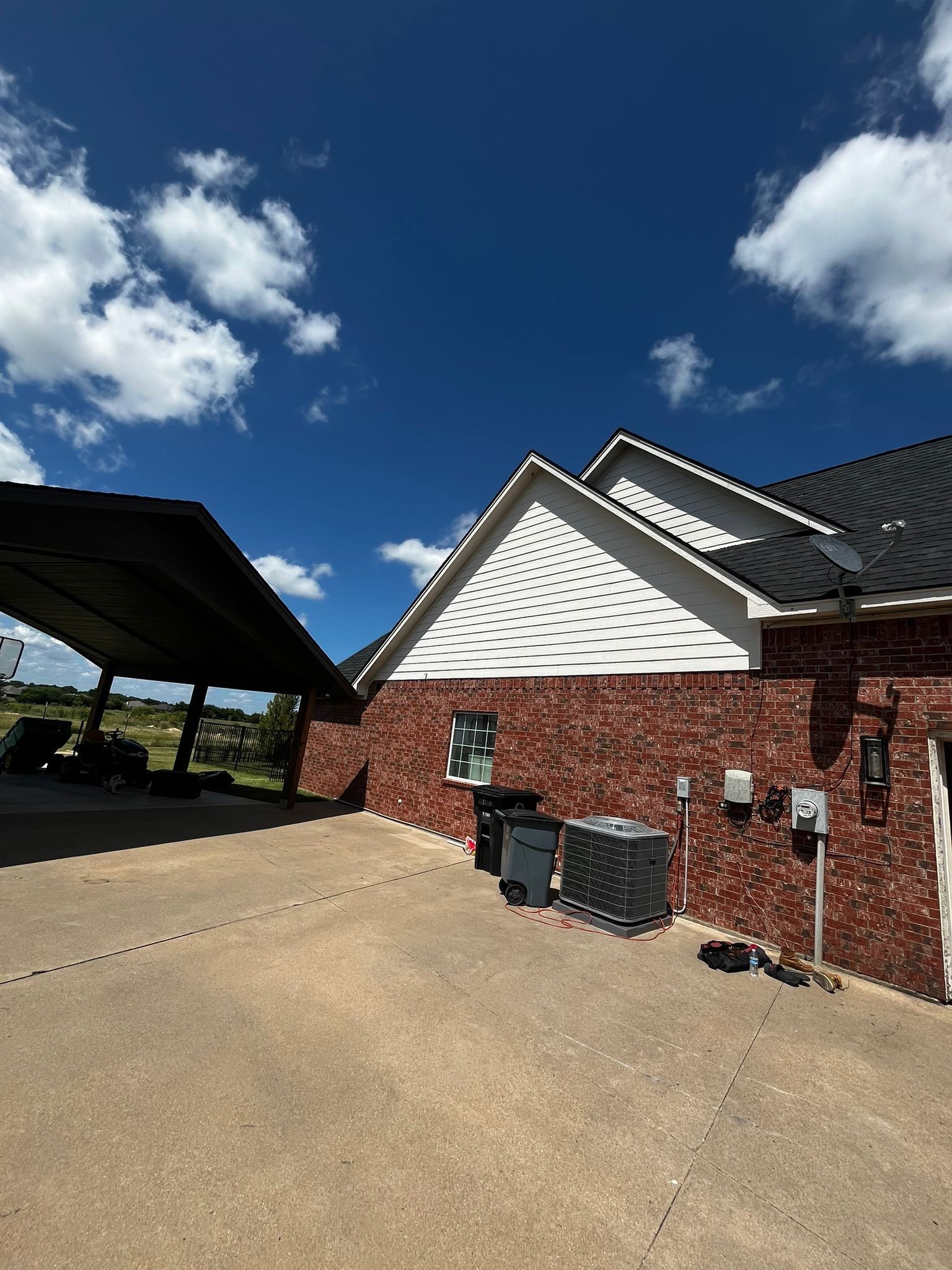 Project in Cleburne by Lonestar Roofing and Restoration LLC.