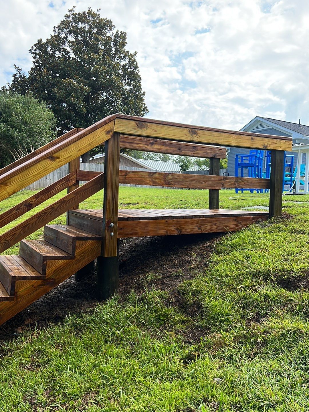 Dock using Wood Sealant by DuraSeal