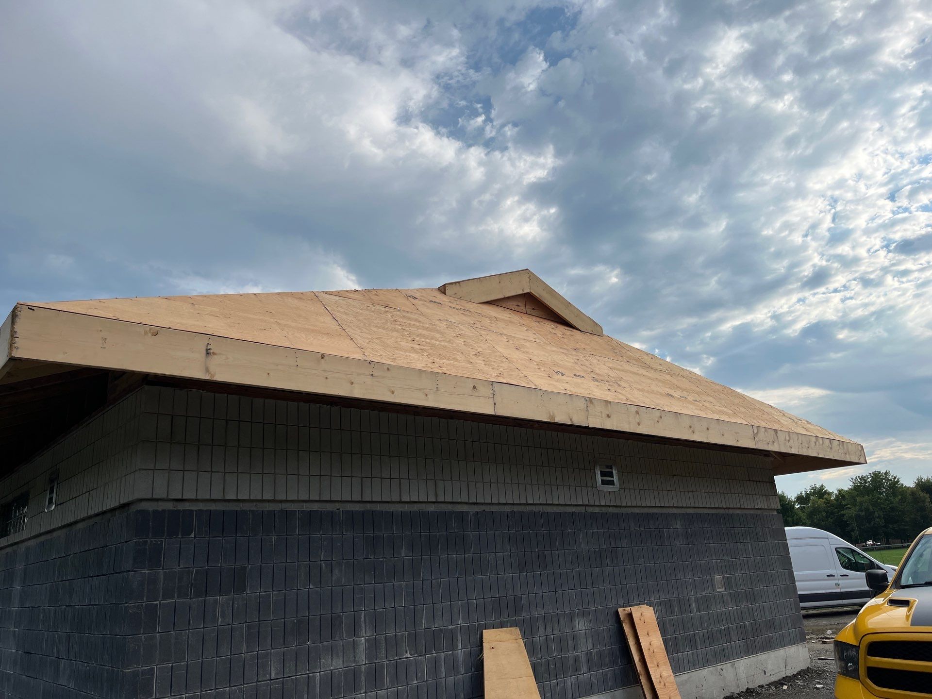 Commercial Roofing Installation using Gaf Timberline Shingles  by Jay Carter Roofing & Sheet Metal