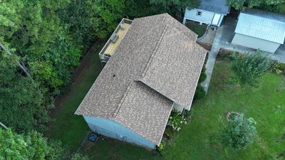 New Asphalt Architectural Shingle Roof and Gutter Guards in Salem