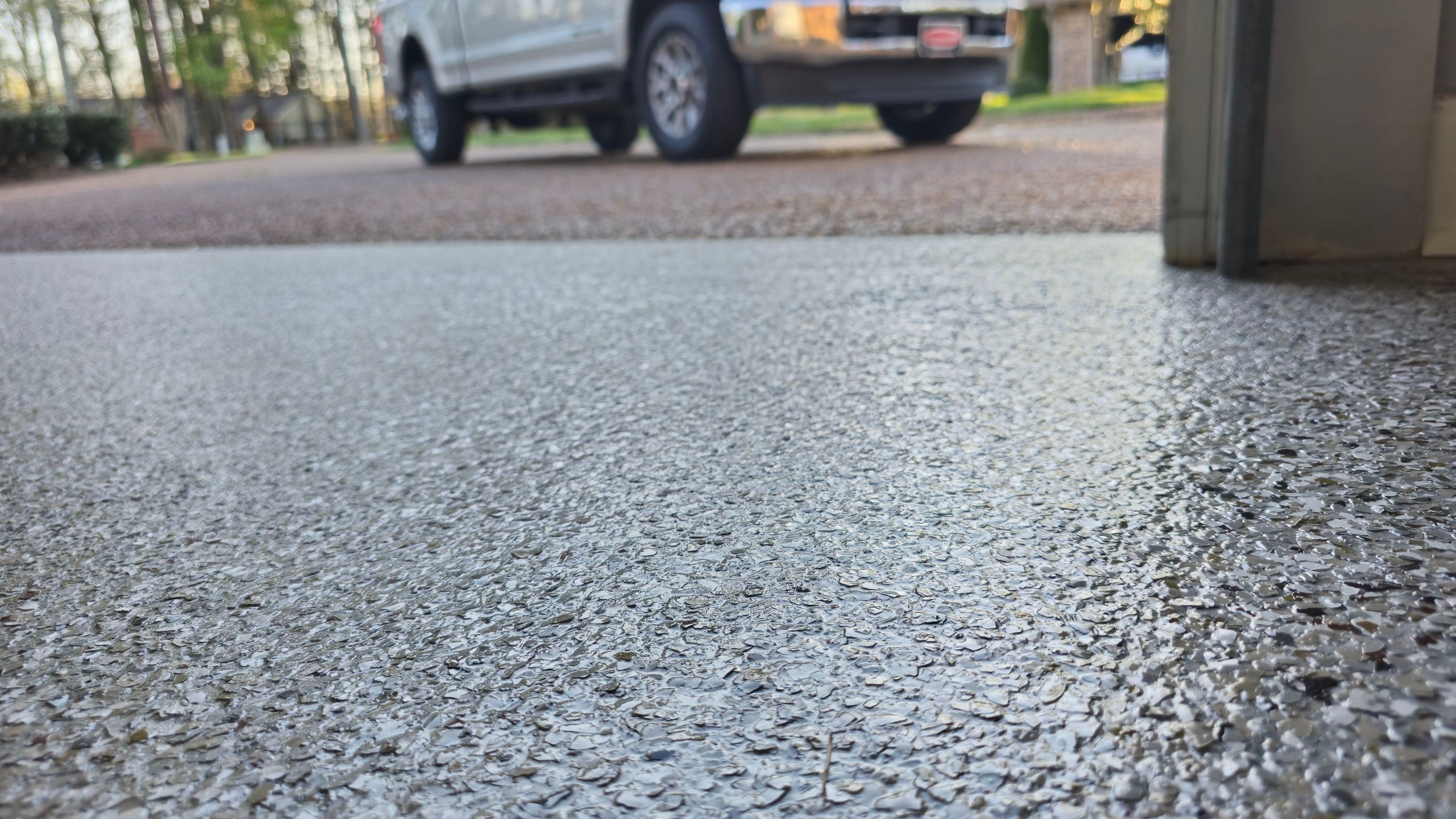 Garage using Creekbed by Elite Floor Solutions