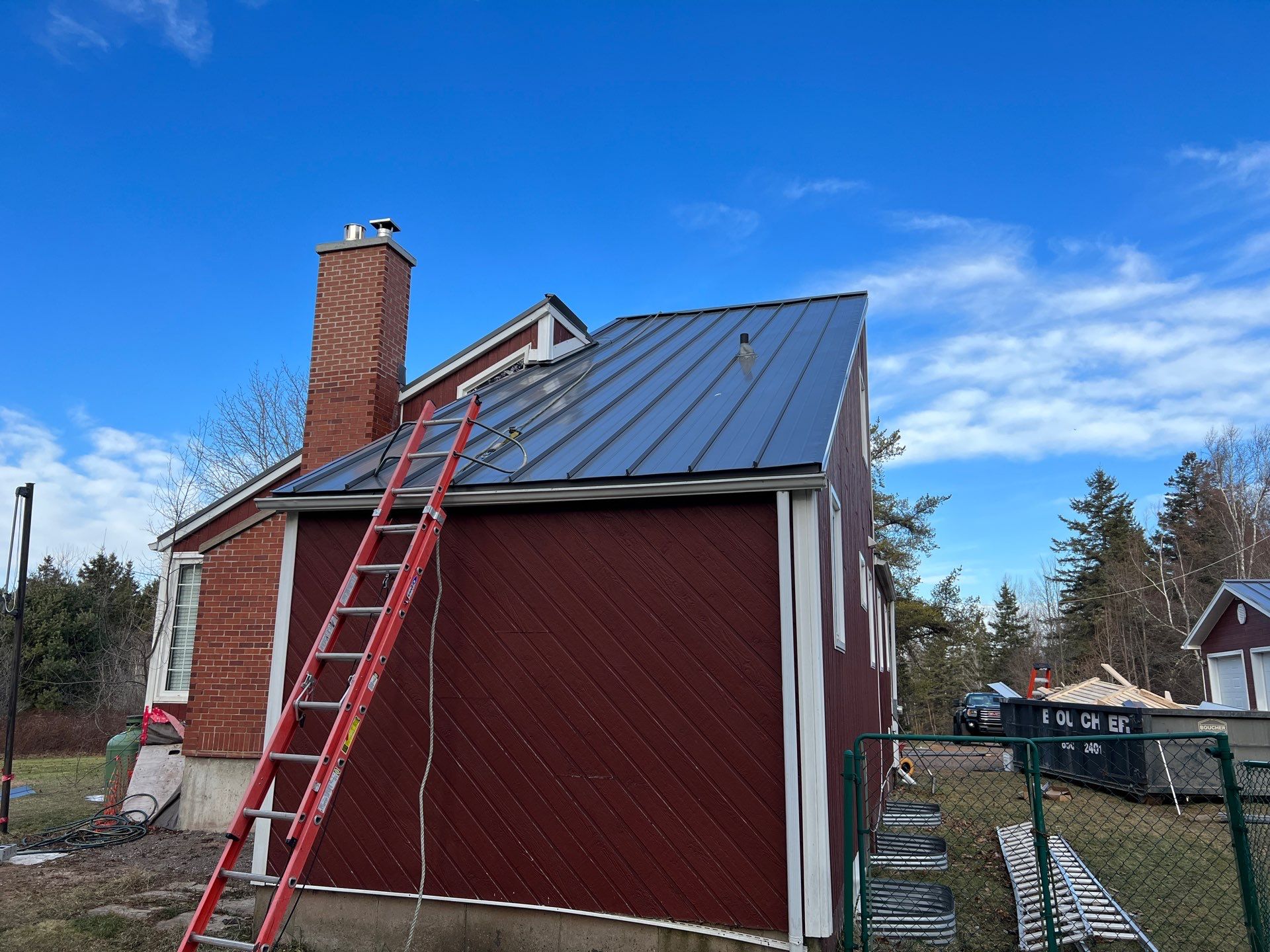 Residential Roofing Installation using Ideal Steel Standing Seam  by Artisan Roofing & Home Improvements Inc.