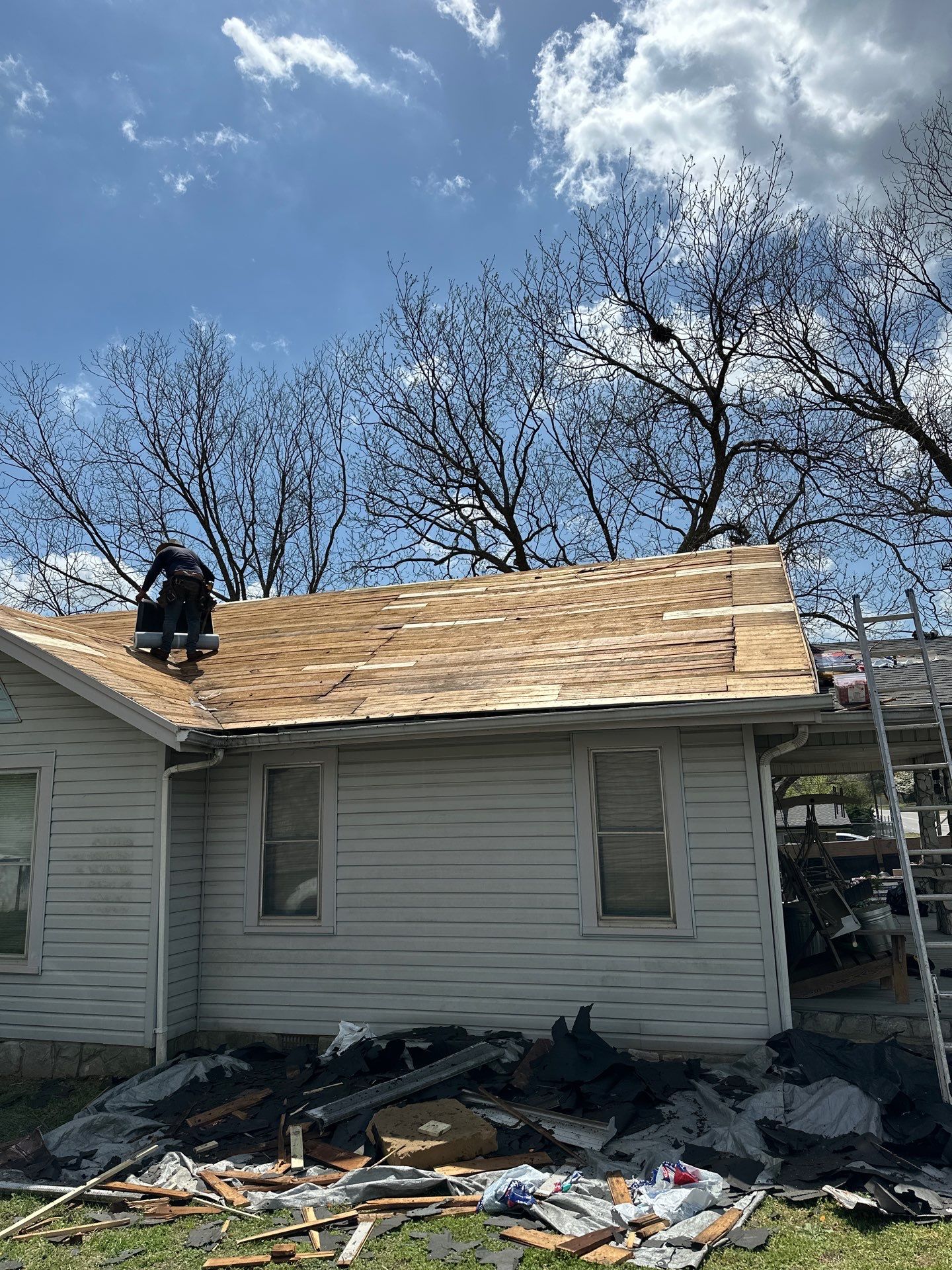 Roof Replacement - GAF HZD in Pewter Grey  by Peak 2 Peak Services LLC
