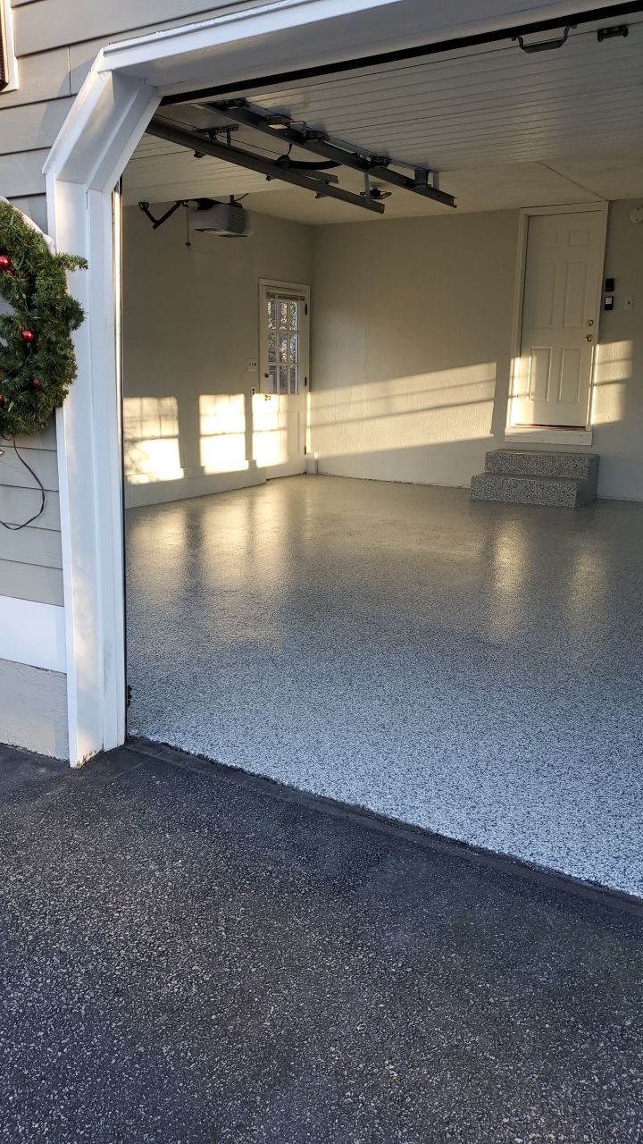 Slatestone 2-Car Garage by Spectrum Painting, LLC