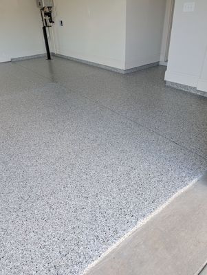 Garage Floor Coating using Coyote