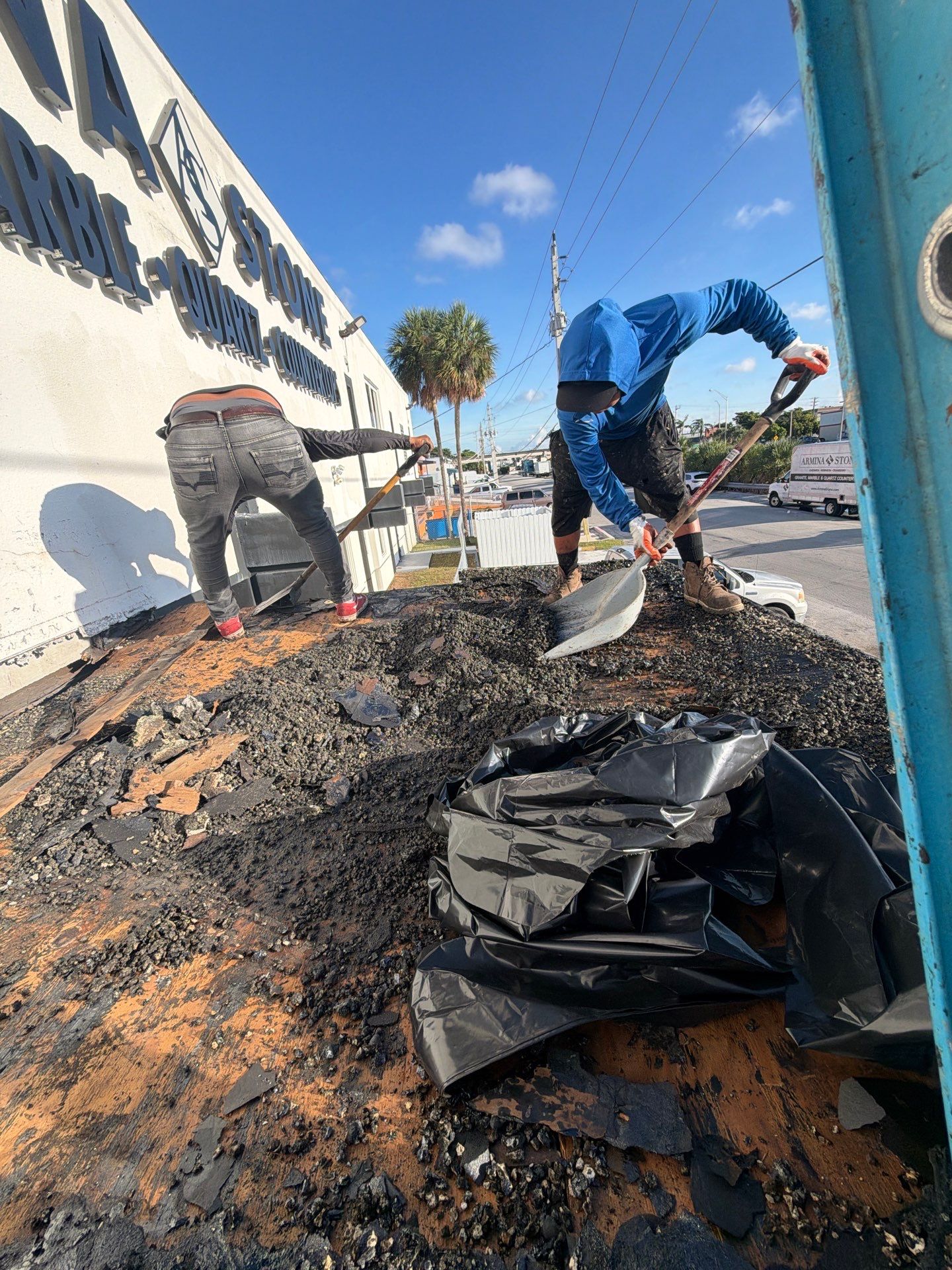 Commercial Flat Roof Reconstruction and Canopy Repair in Hialeah by Picos Construction Engineering