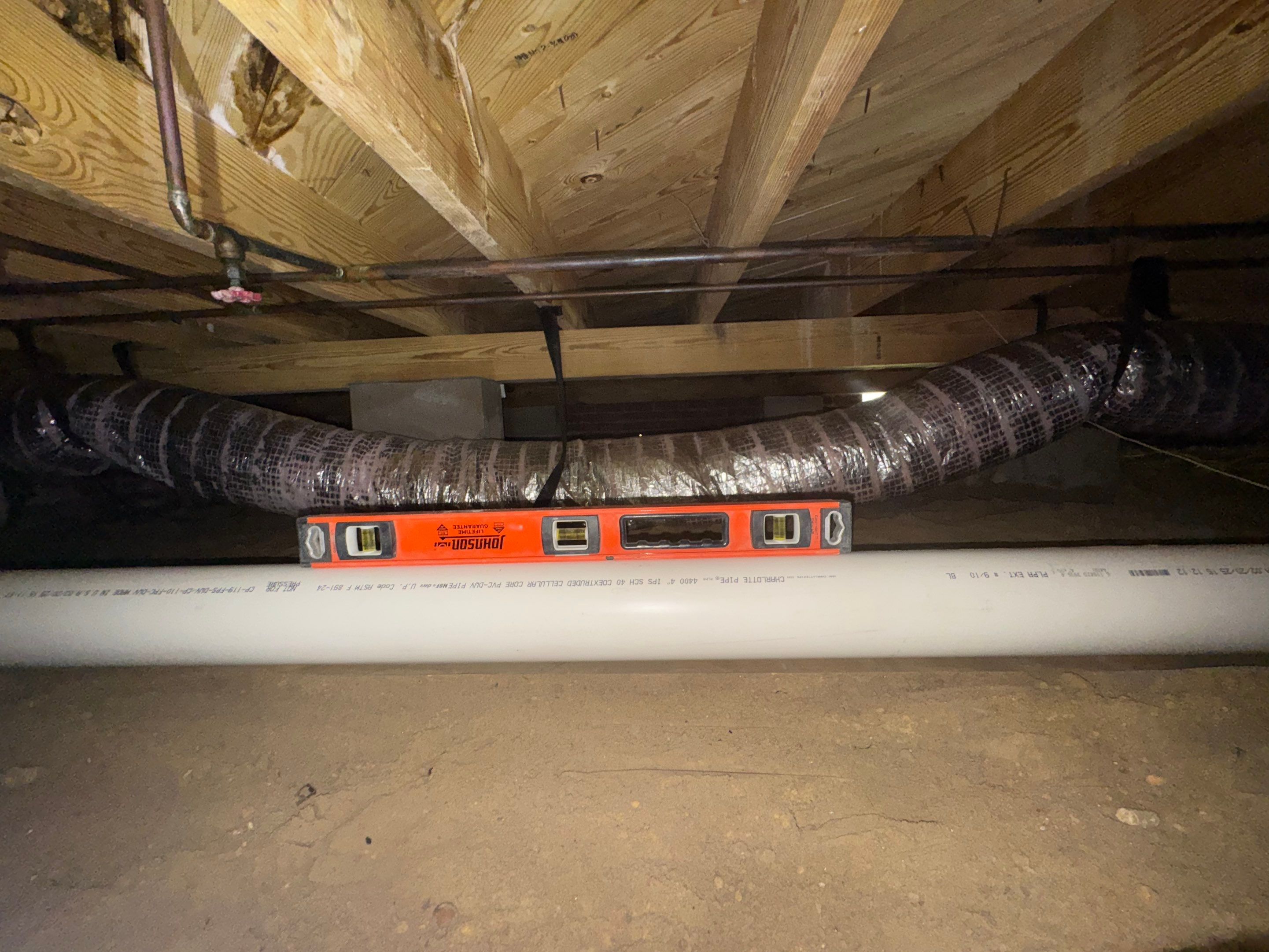 Project in Chesapeake by Patriot Crawl Space Repairs
