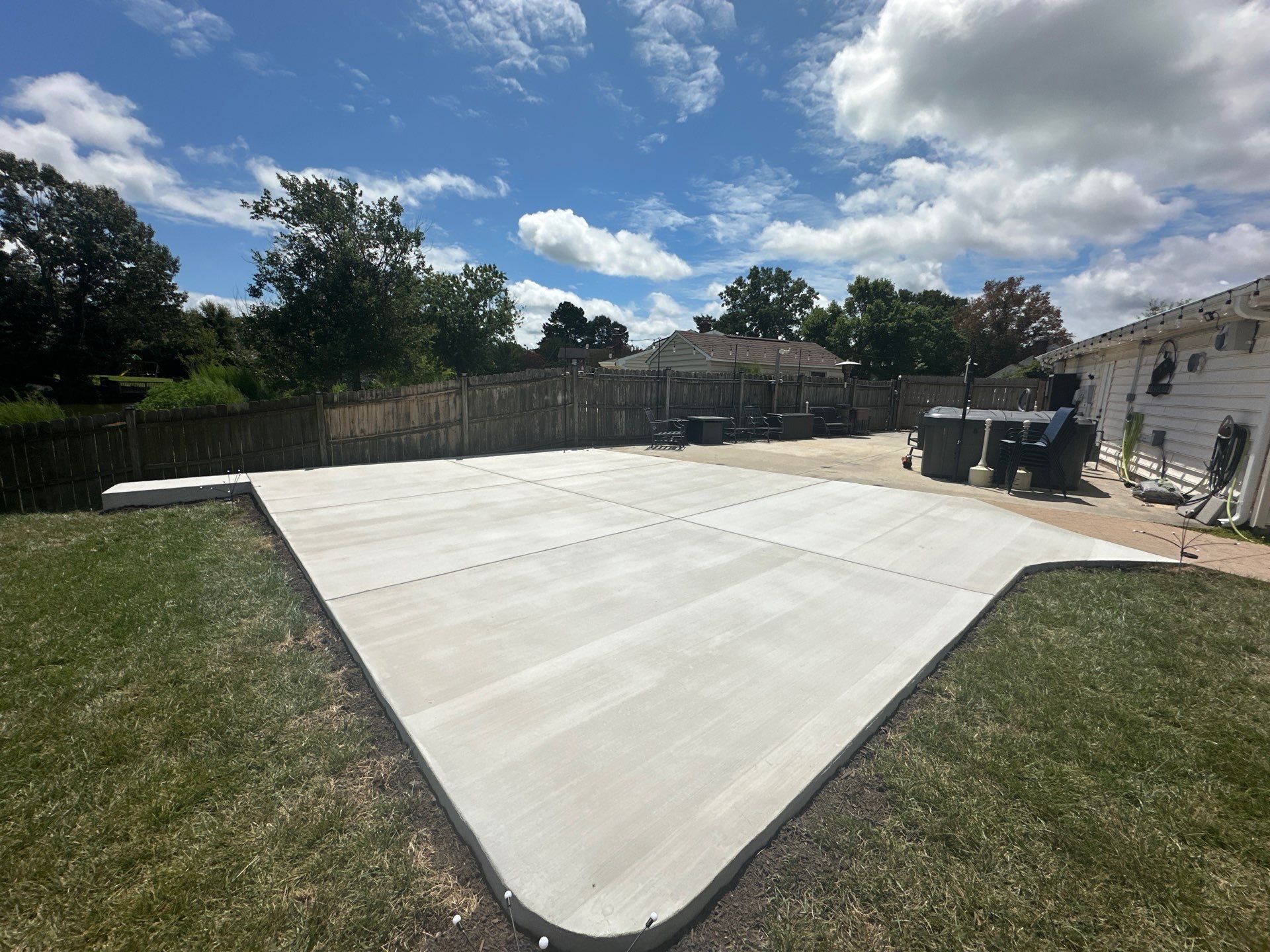 Project in Virginia Beach by Sam The Concrete Man Virginia Beach