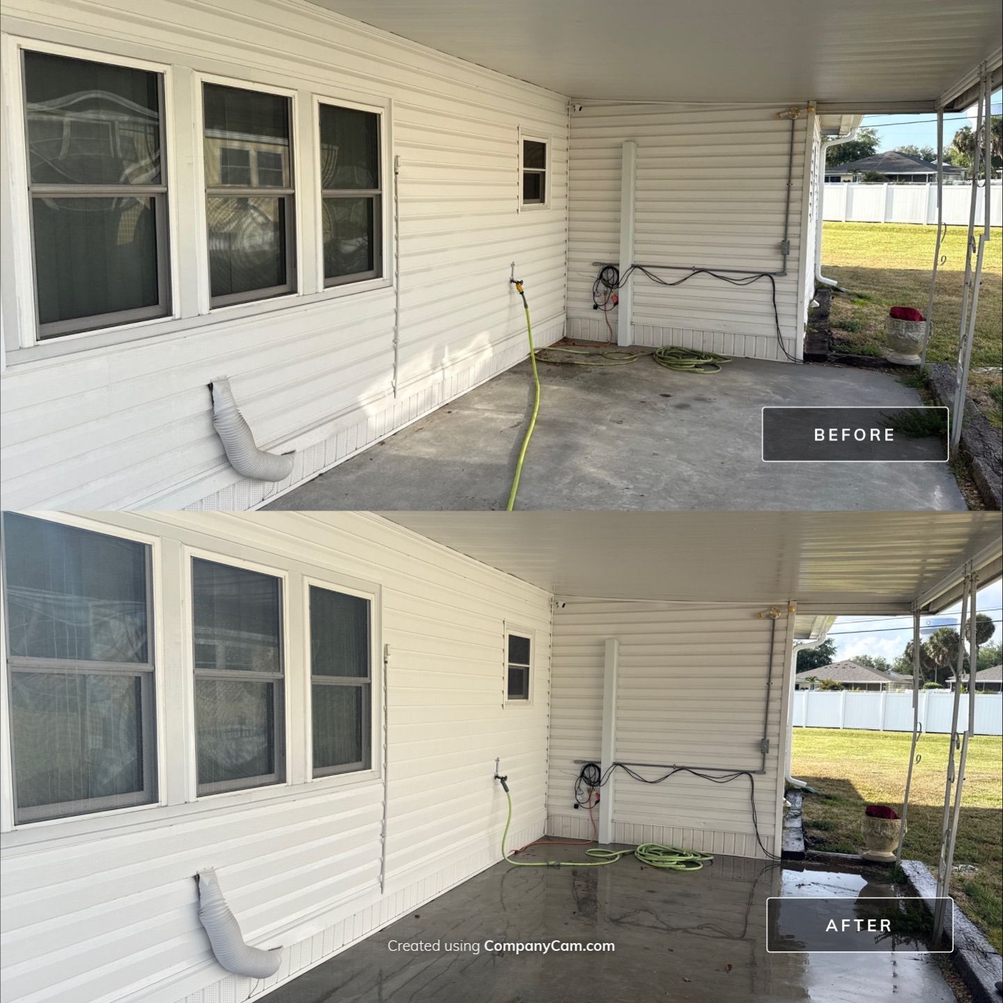 Mobile Home Soft Wash & TPO Roof Cleaning in Leisure Lake Mobile Home Park – Palmetto, FL by Sunshine AquaWash