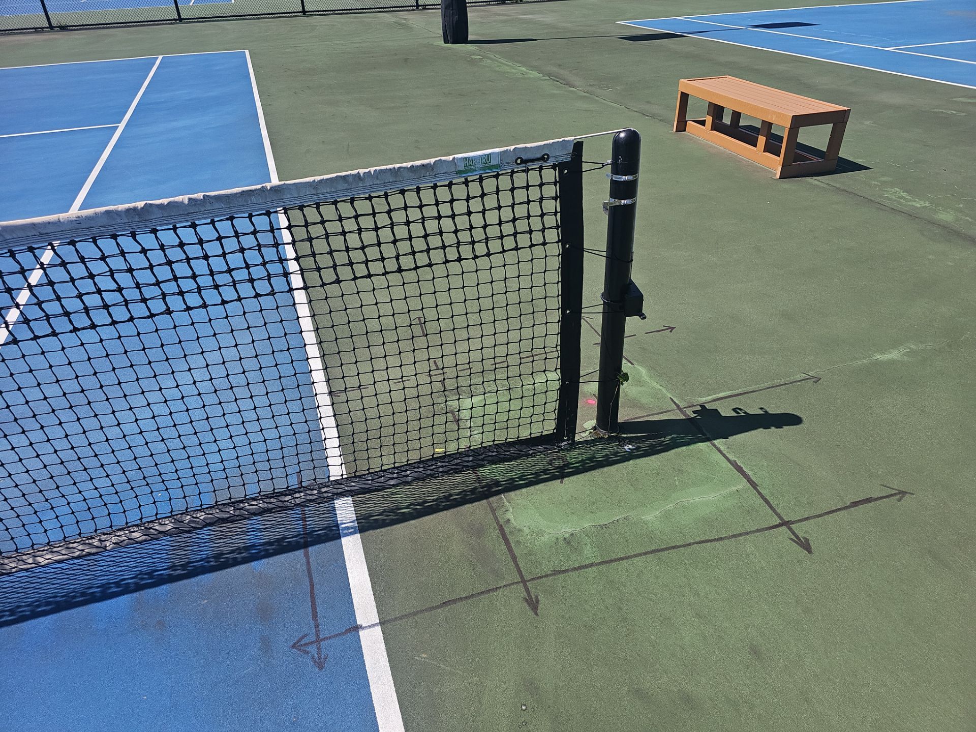 Concrete Assessment Project for Tennis Courts by Alsip Locating Service, LLC
