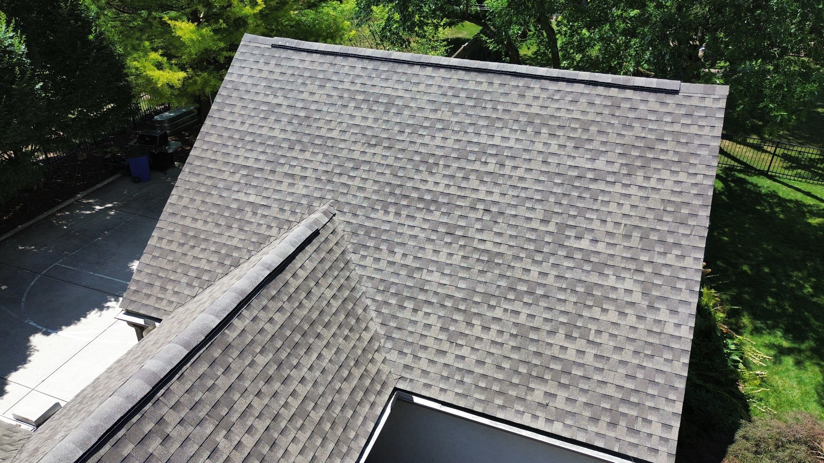 Residential Roofing Installation using Timberline HDZ Shingles - Weathered Wood by RoofX 