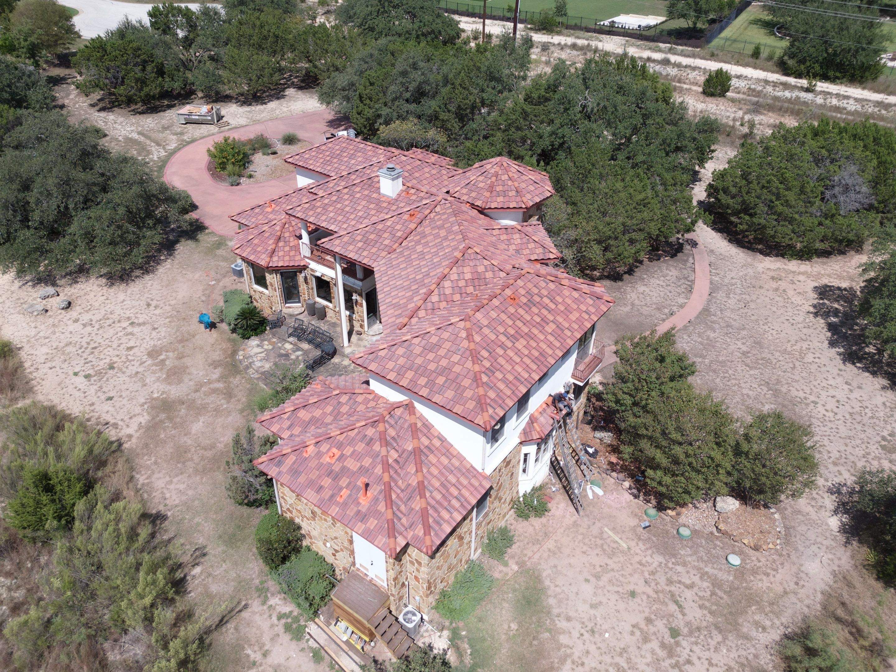 Concrete Tile Roof Replacement by Lapeyre Roofing