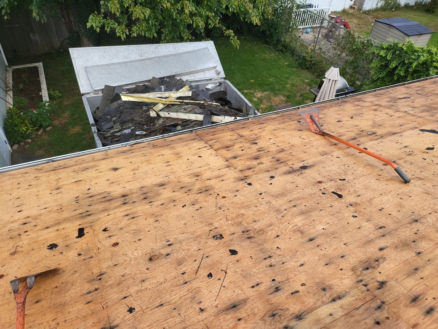 Residential Roofing Installation using Owens Corning TruDefinition Sierra Gray by A Plus Exterior