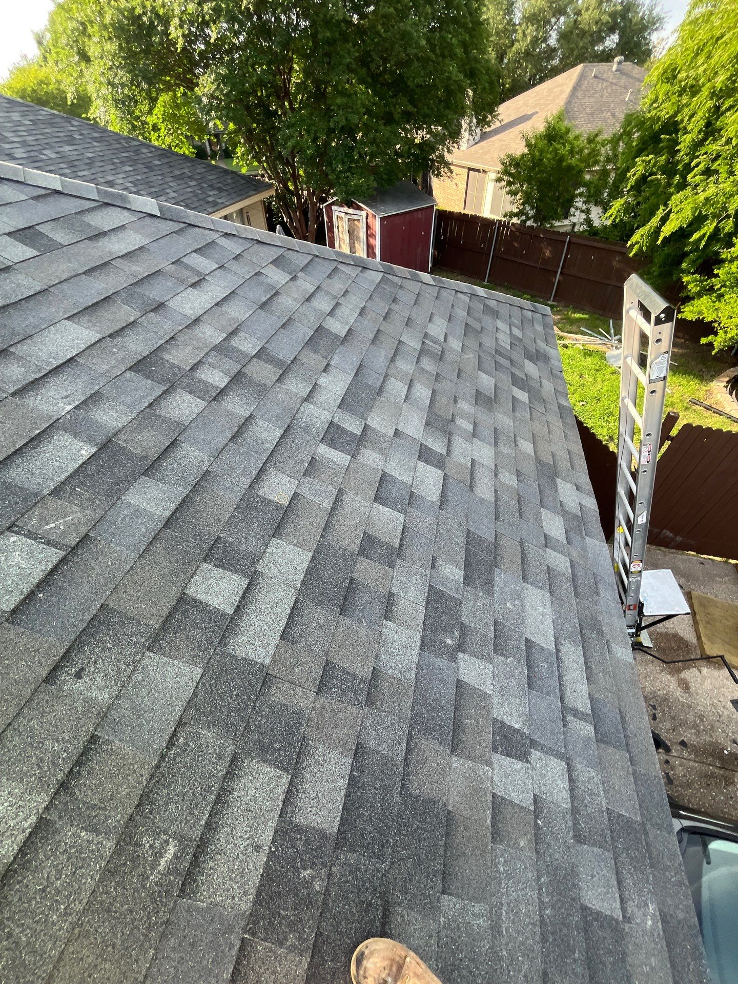 Residential Roofing Malarkey Vista w New Gutters by Berry Good Roofing 
