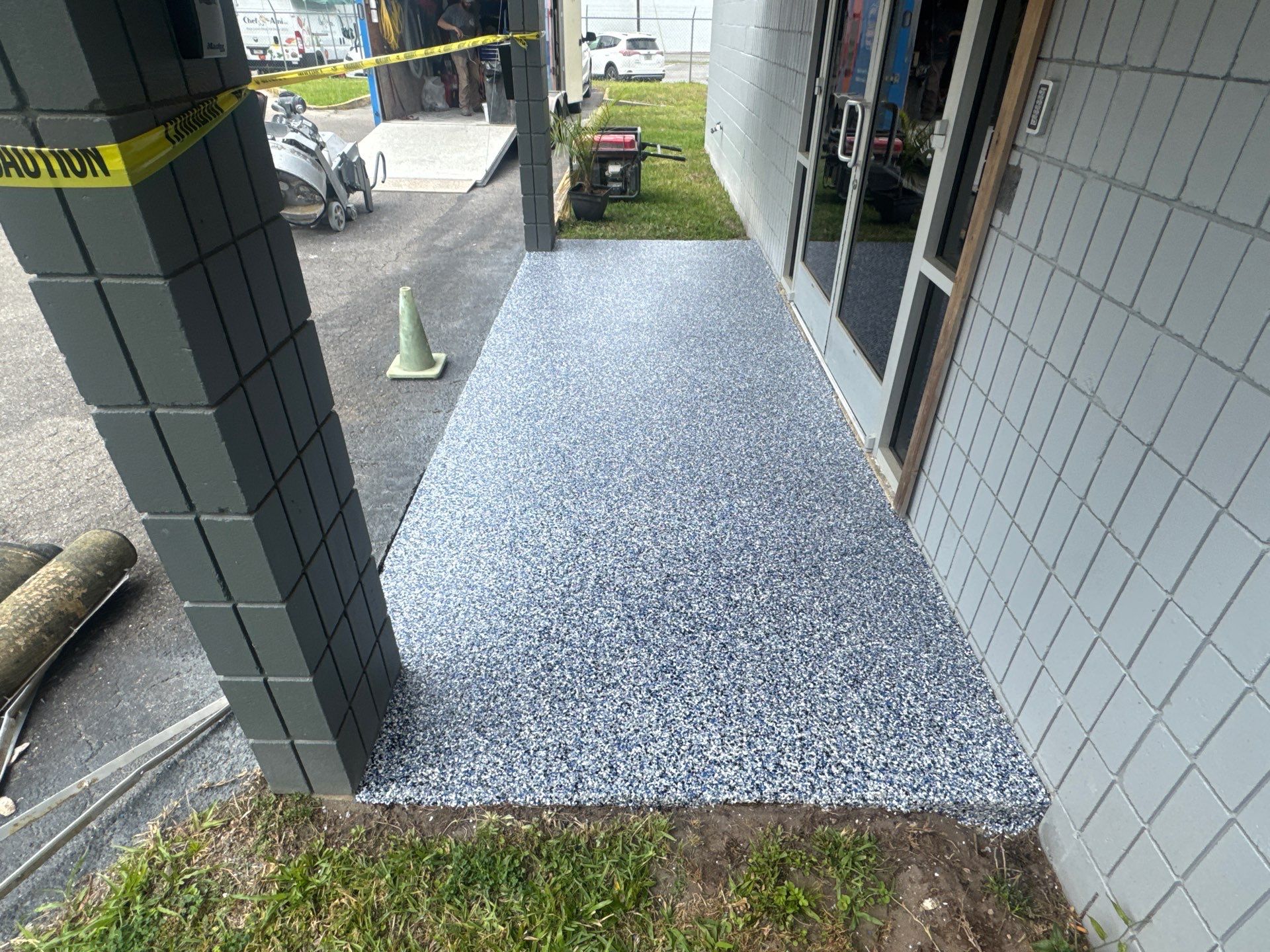 Porches-Entry Ways in Denim by Cross Creek Concrete Coatings