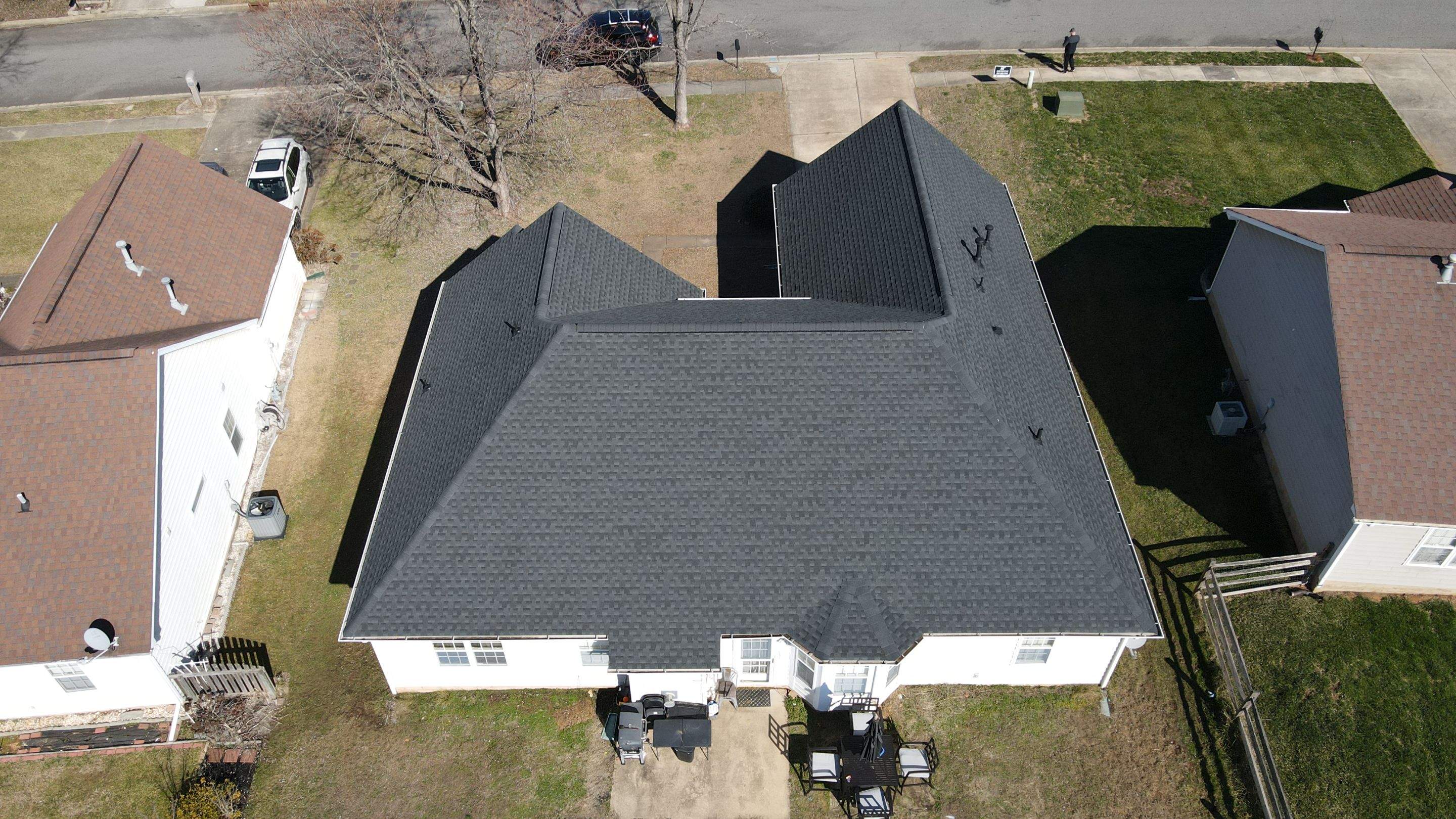 Residential Roofing Installation using GAF Timberline HDZ Charcoal by RISE Roofing & Restoration, LLC