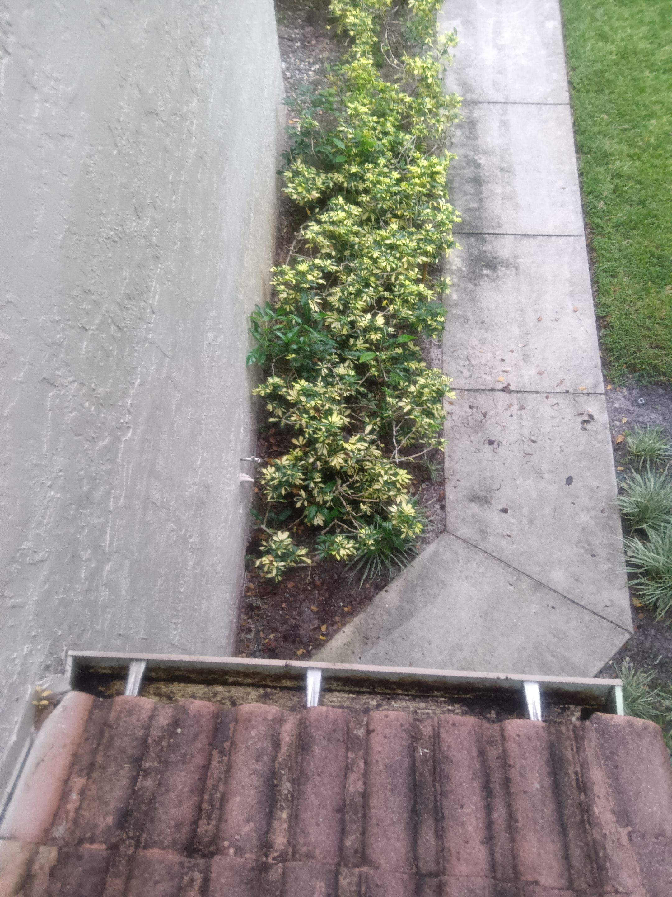 Commercial gutter cleaning Boca Raton & Delray Beach, FL after photo with clean gutters