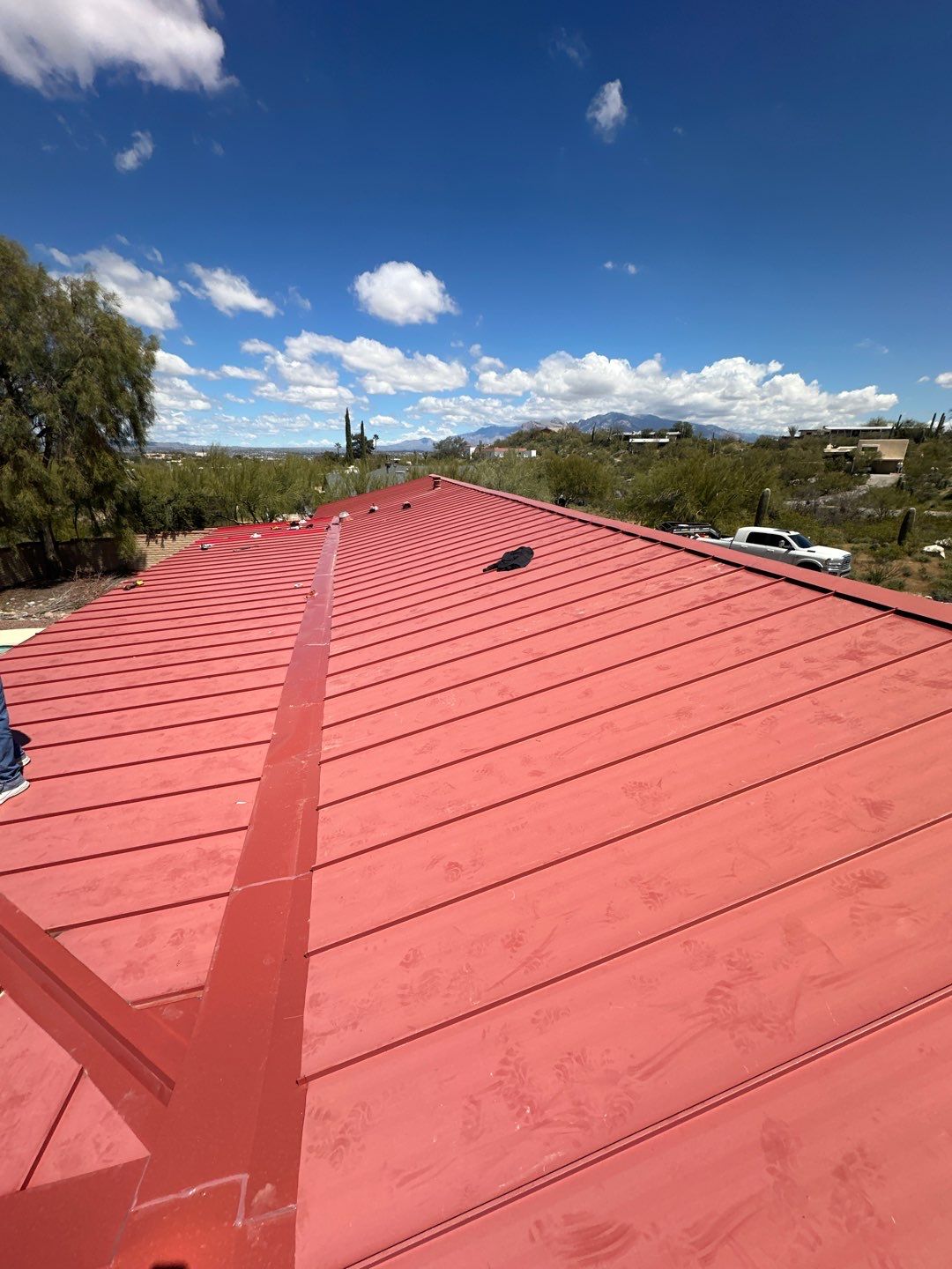 Colonial Red Standing Seam by Reimagine Roofing