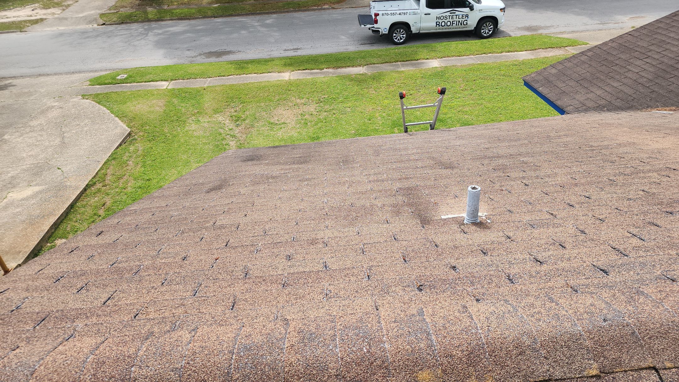 Residential Reroof: 29 GA. Colored Residential Panel by Hostetler Roofing