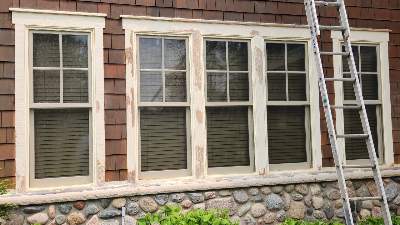 Exterior Siding Staining Prior Lake by OKeefe Painting