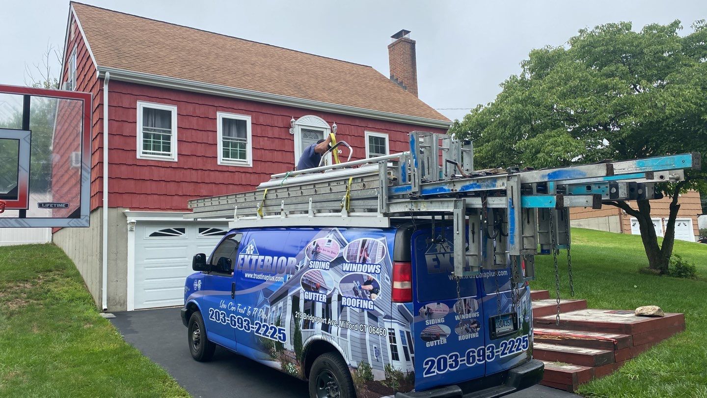 Siding Installation using Royal Building Products Rustic Red by A Plus Exterior