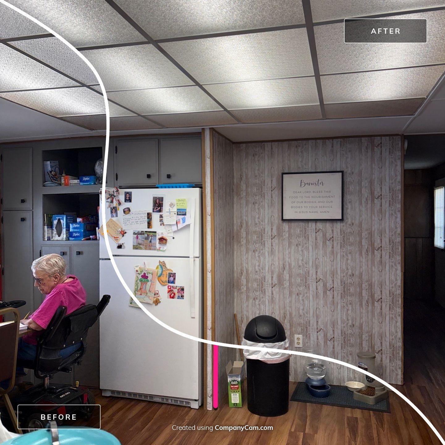 Kitchen Water Damage Restoration and Interior Renovation in Attica by CompanyCam Sales Demo