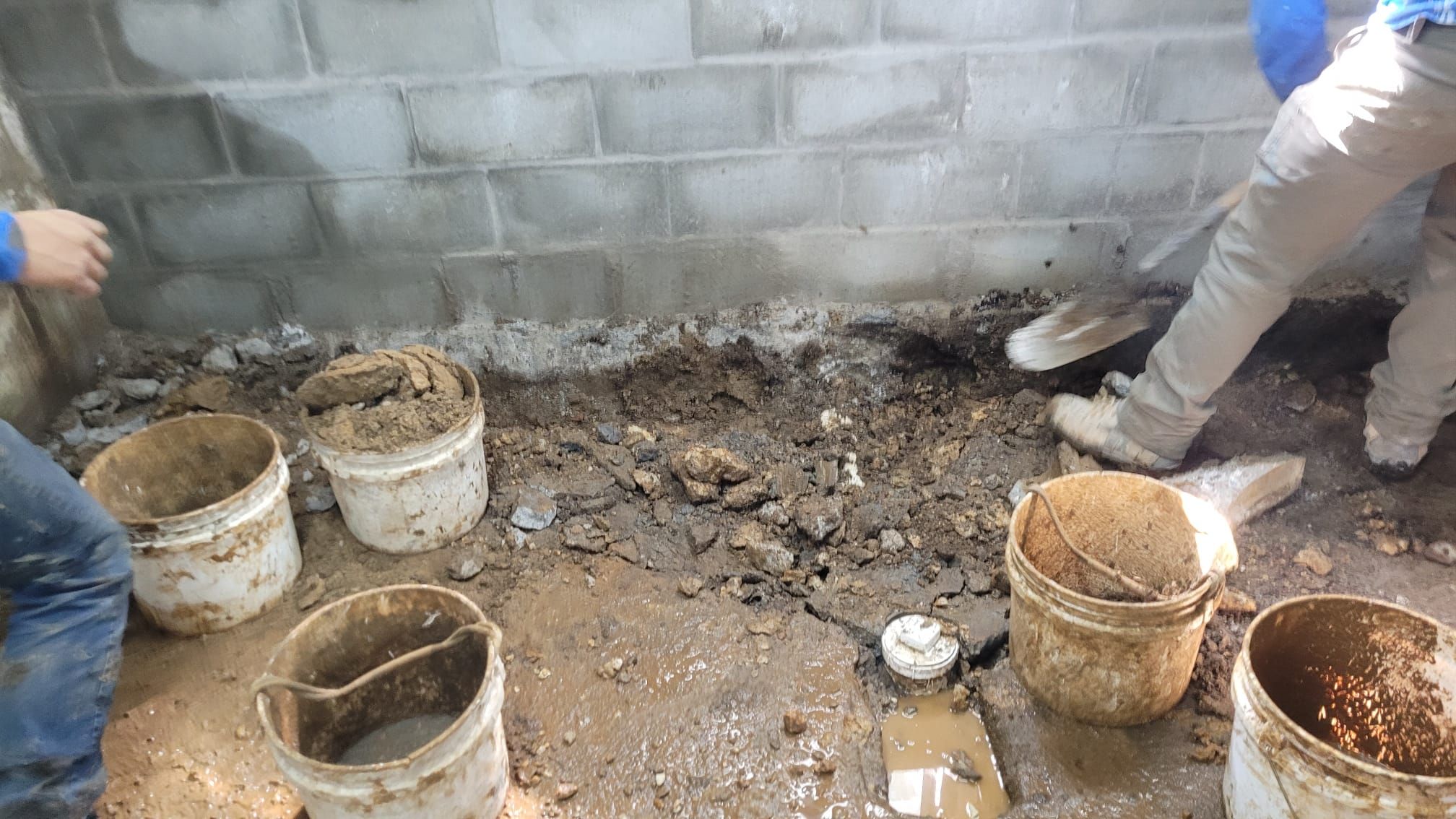 Interior French Drain Boonton NJ by Pure Service Pro, LLC 