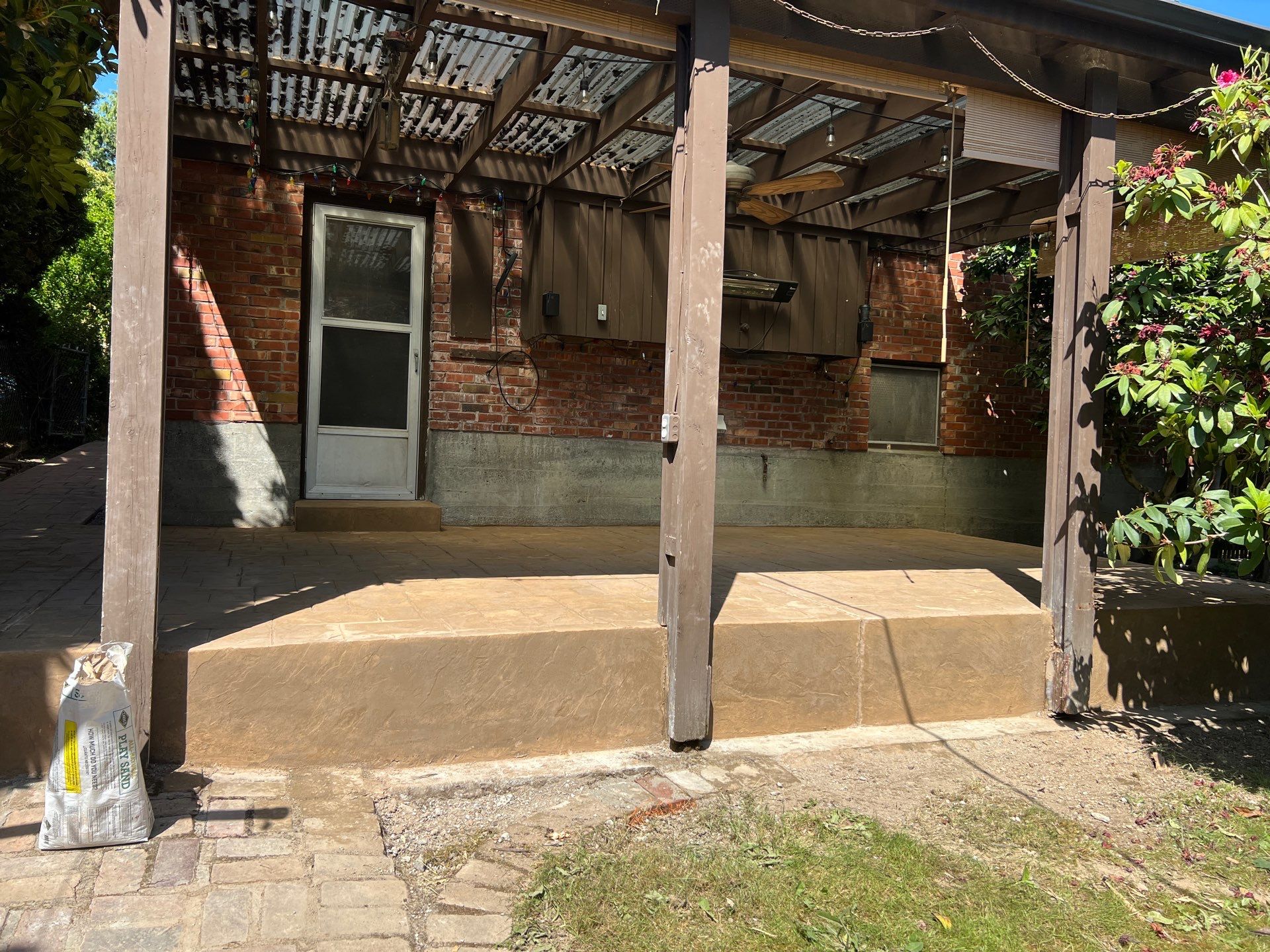 Stamped Concrete Patio | Seattle  by Jireh Asphalt & Concrete Inc 