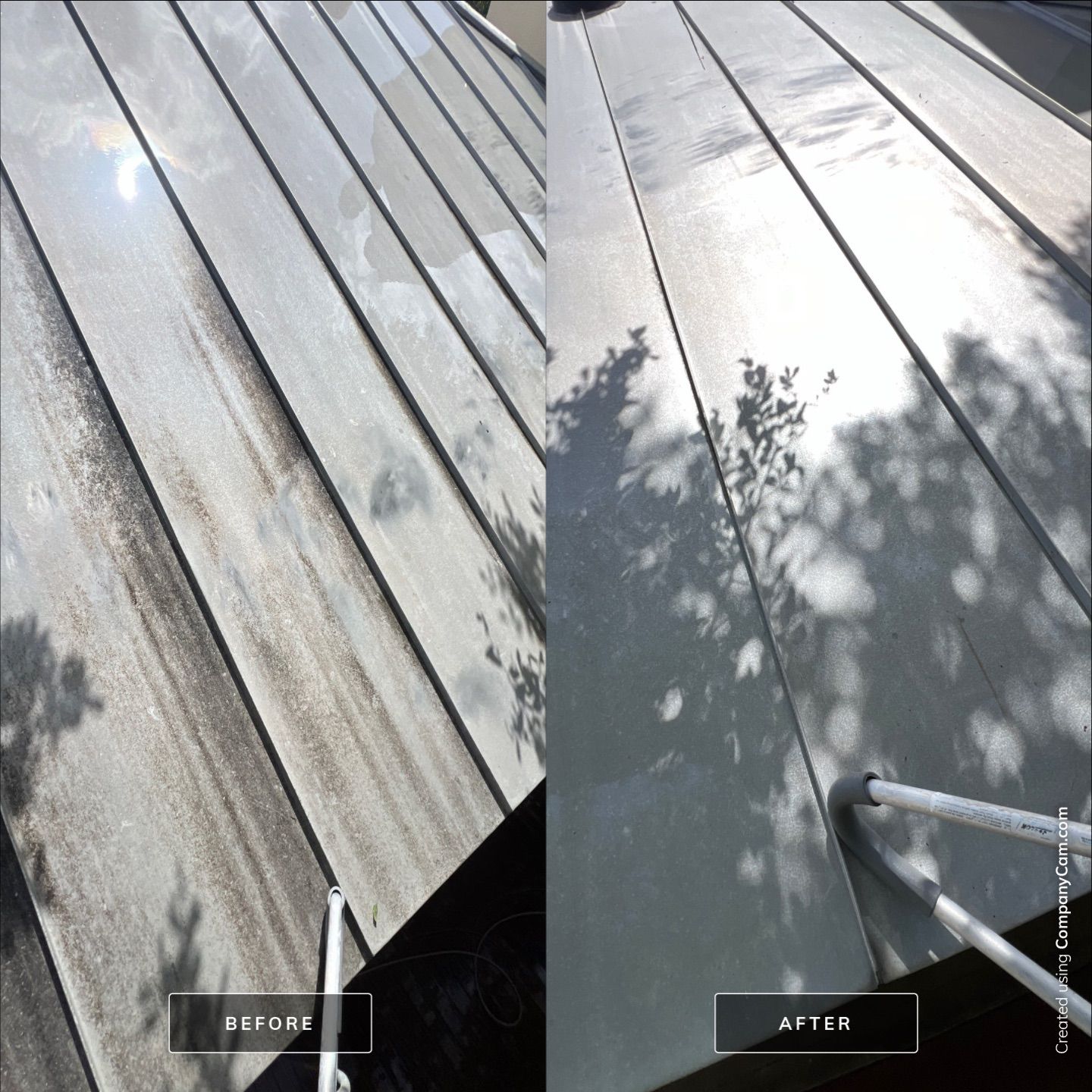Metal Roof Wash Project in Boerne by Bright Choice