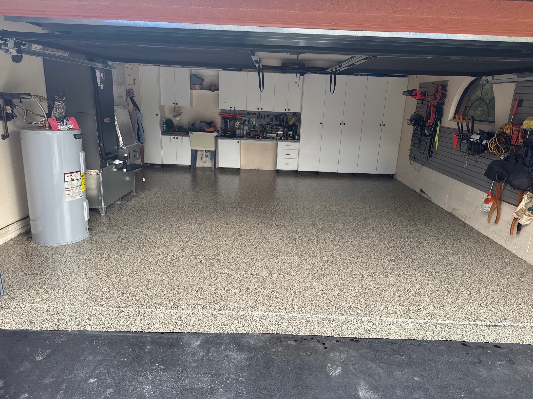 Garage Project in Gainesville, FL in Cordwood by Cross Creek Concrete Coatings