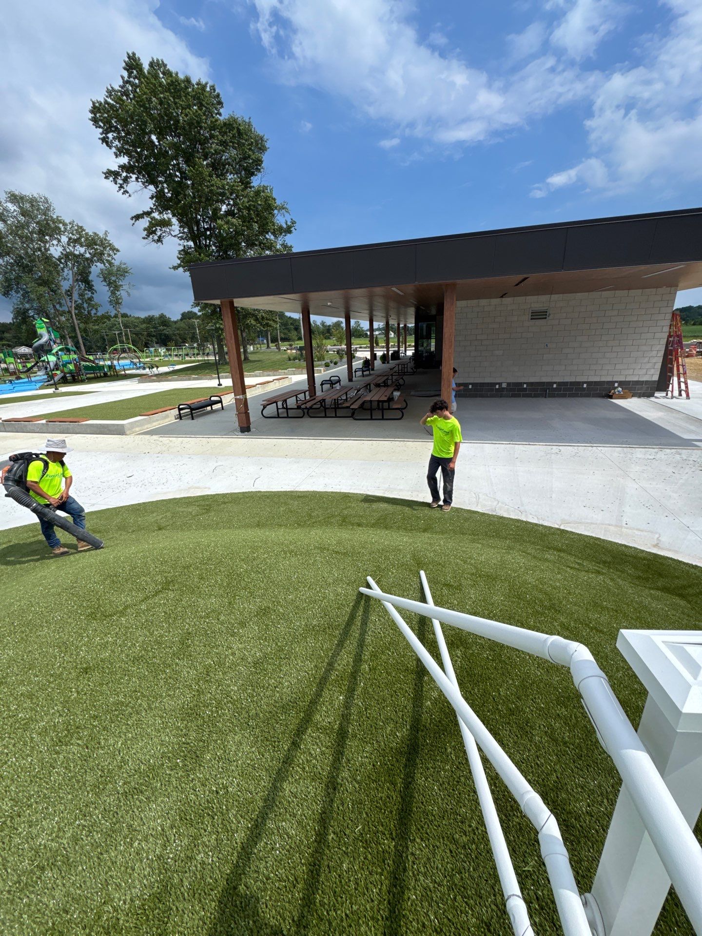 Playground Grass in Newburgh, IN by ForeverLawn NEIN/INDY