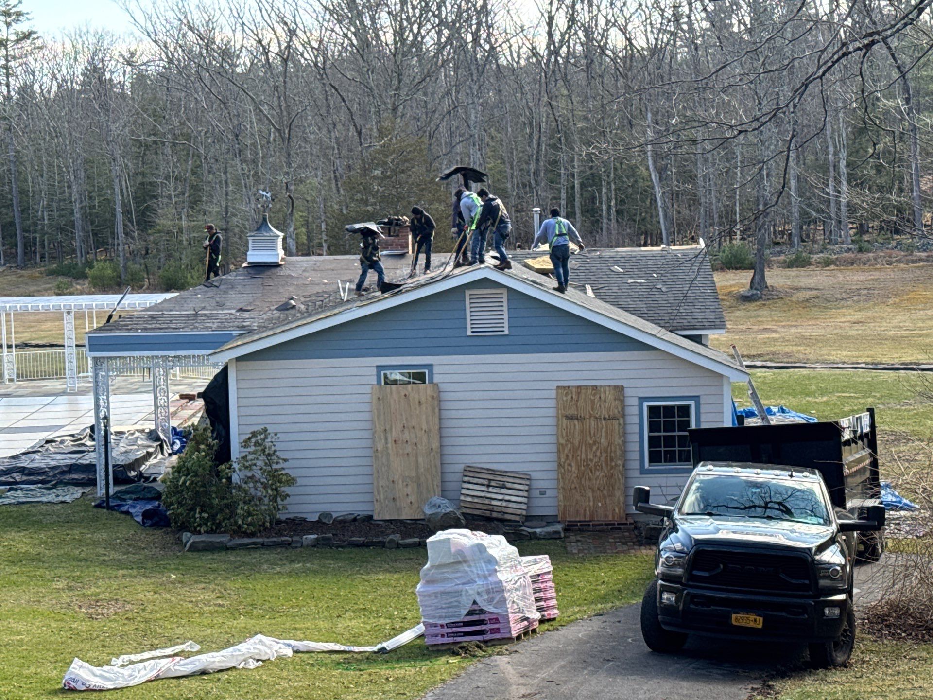 New roof in Kingston- Woodstock NY  by roberts roofing