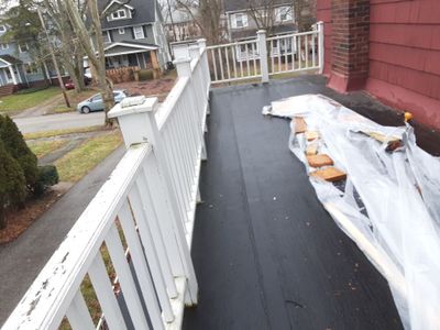 Residential Roof Replacement using Patio Roof