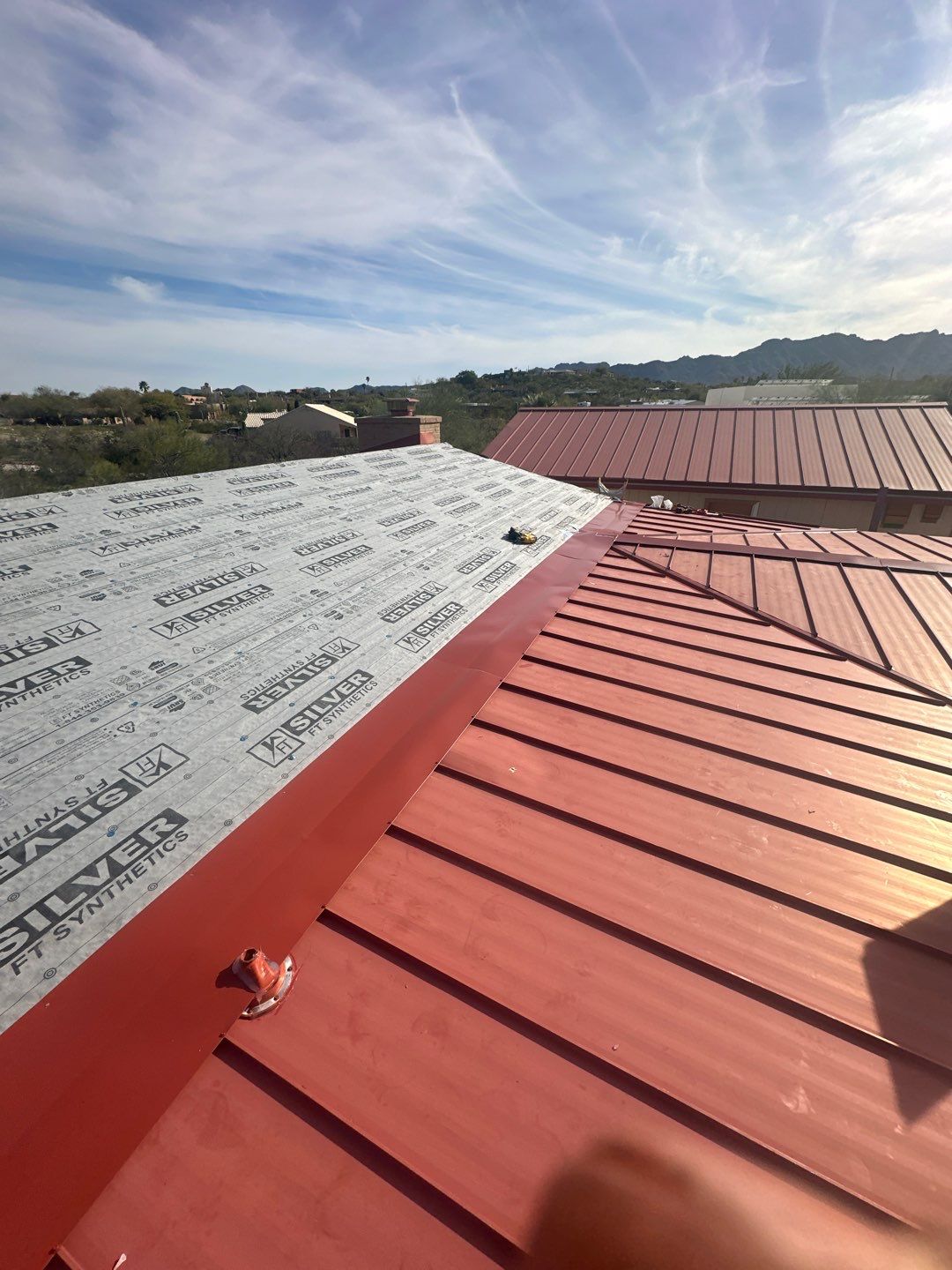 Colonial Red Standing Seam by Reimagine Roofing