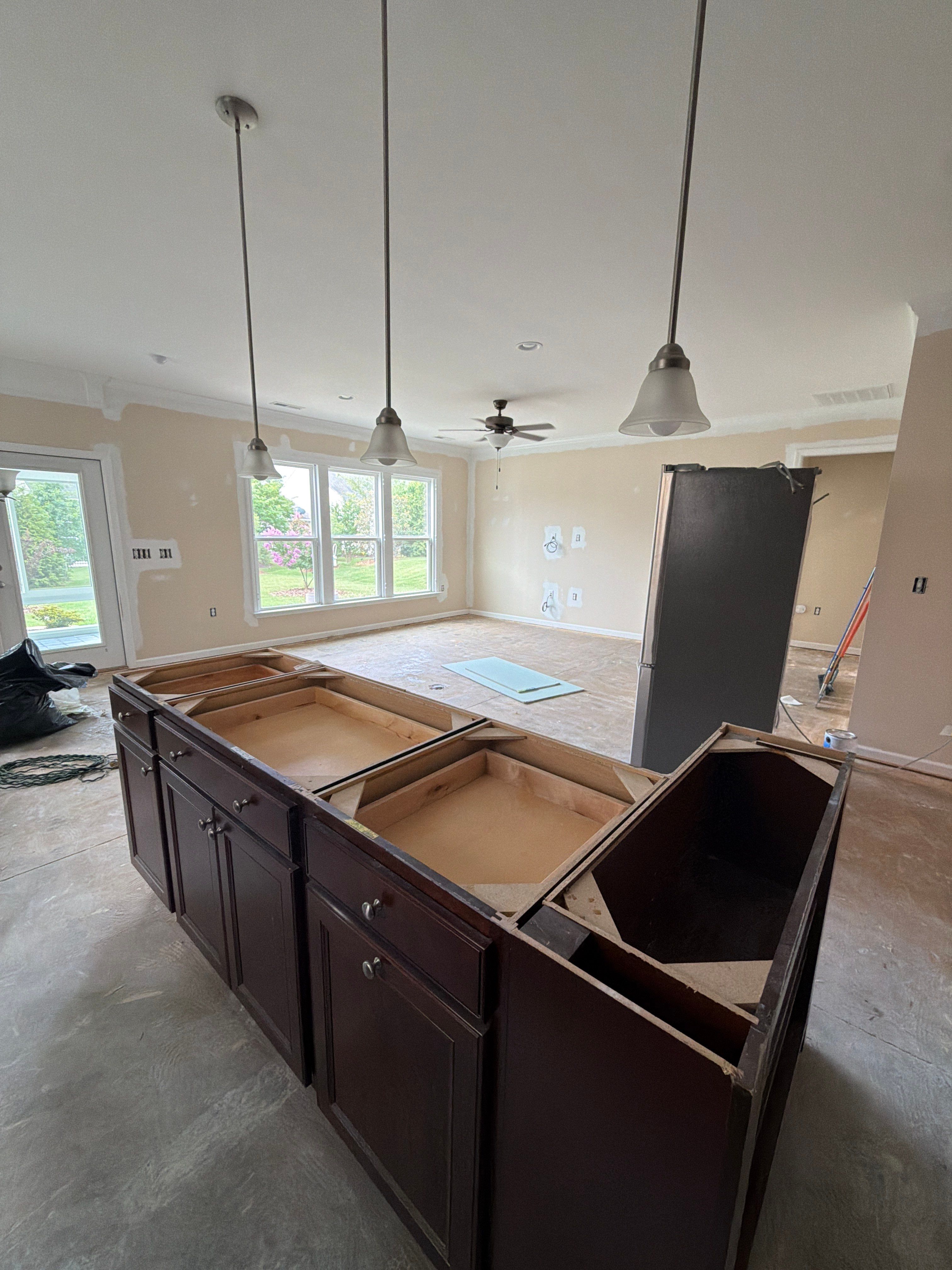 Luxury Vinyl Plank Flooring Installation and Interior Refresh in Durham by Billy Weatherspoon Contractor