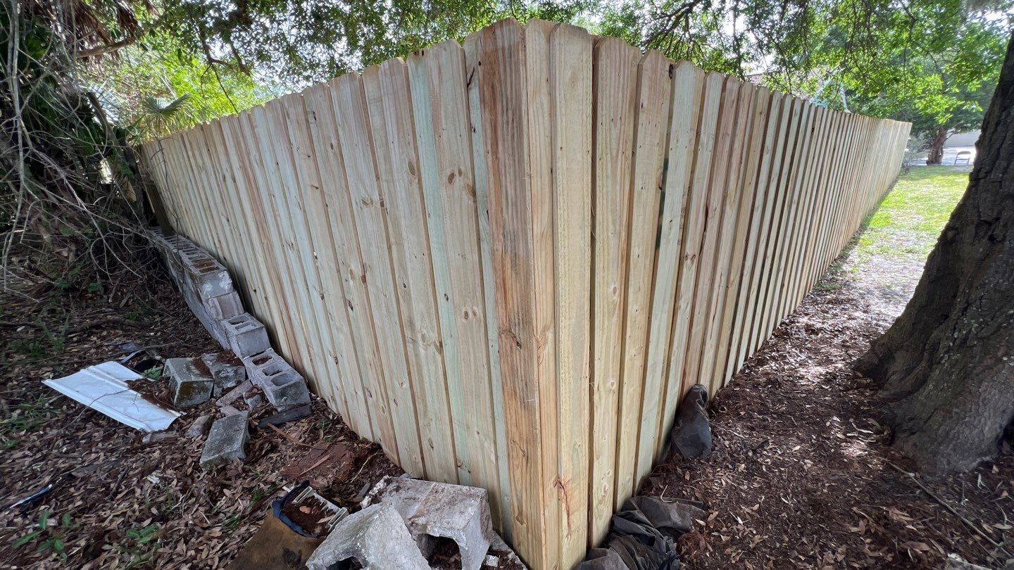 Sarasota, FL 6ft. Tall Treated Board on Board Privacy Fence  by Asap fence and gates, LLC
