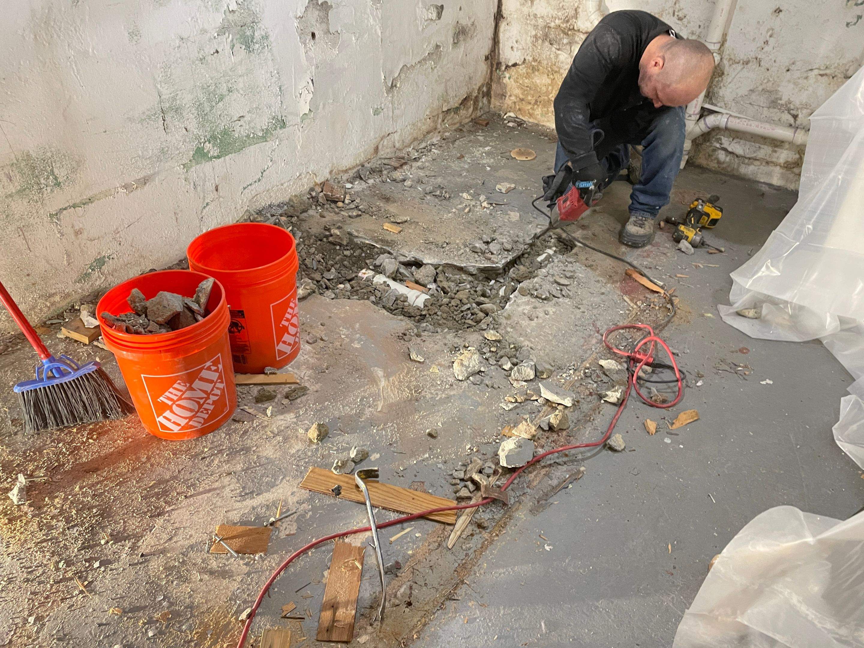 Bathroom Remodel using Tile by Home Concepts Construction
