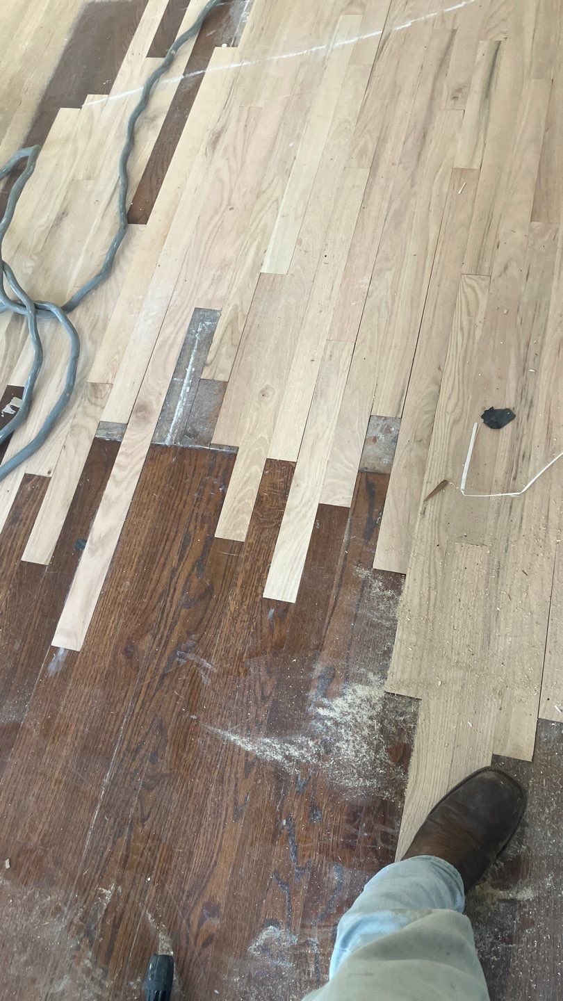 Hardwood Repair and Refinish  by Footprints Floors of Nashville