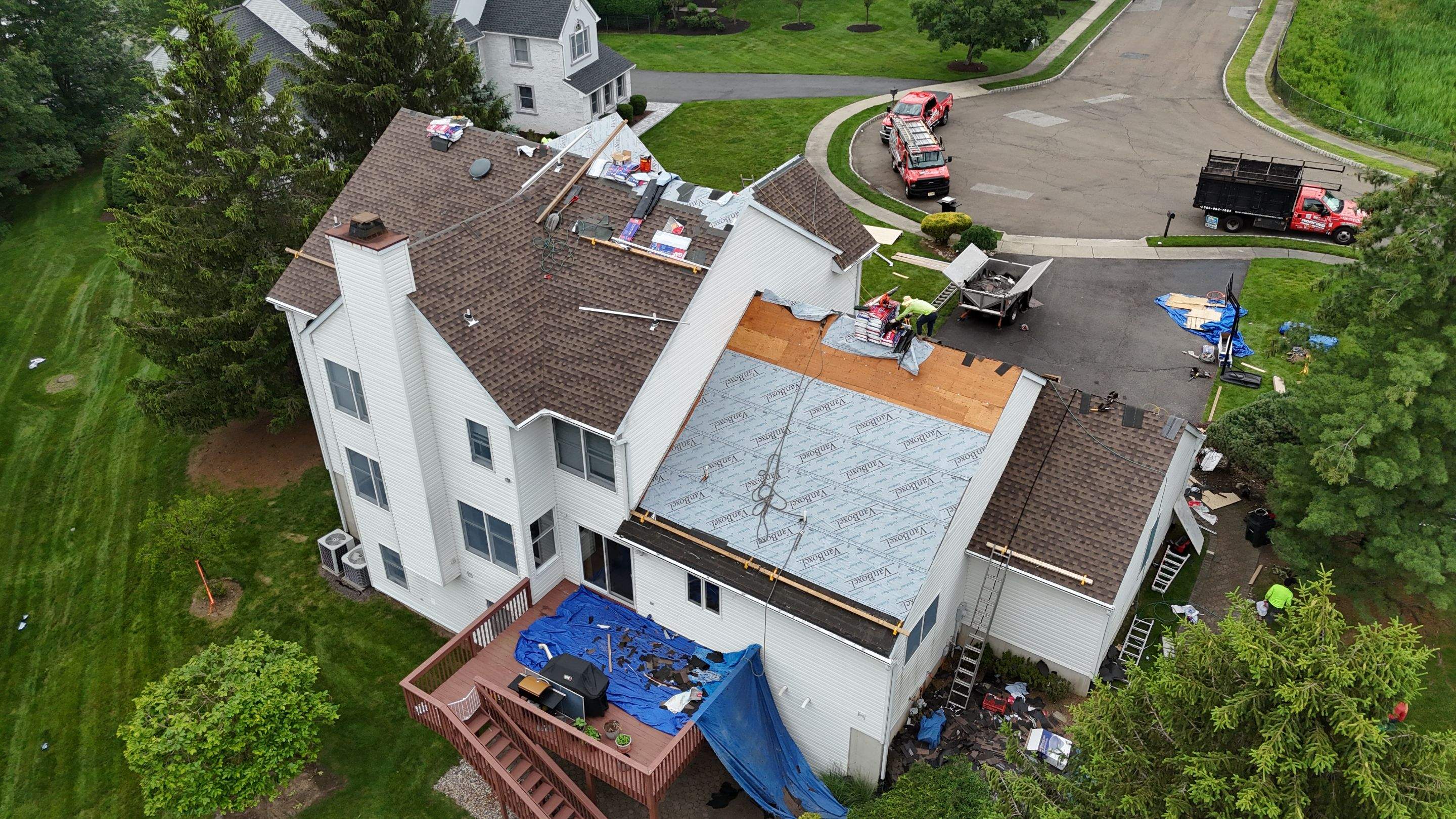 Roof Project in Wayne, NJ. by All State Home Improvement Inc.