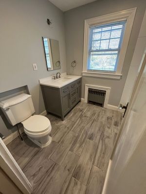 Bathroom Remodel using Tile