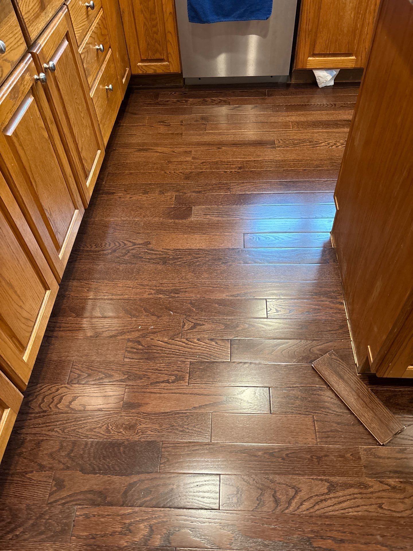 Prefinished Solid Hardwood Flooring Installation in Union, KY by Footprints Floors Kentucky