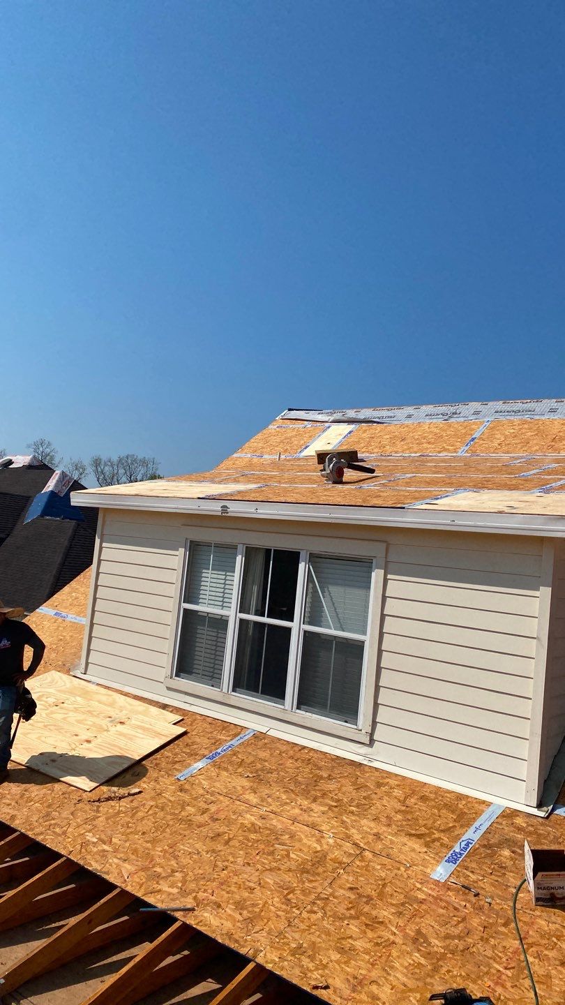 Residential Roofing Installation using Roof Replacement by American Roofing & Construction LLC