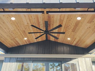 Back Patio Upgrade by Abe Electric